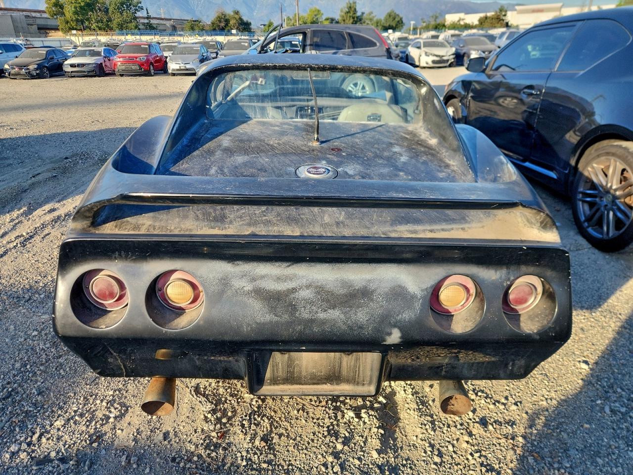1976 Chevrolet Corvette Black vin: 1Z37L6S430730