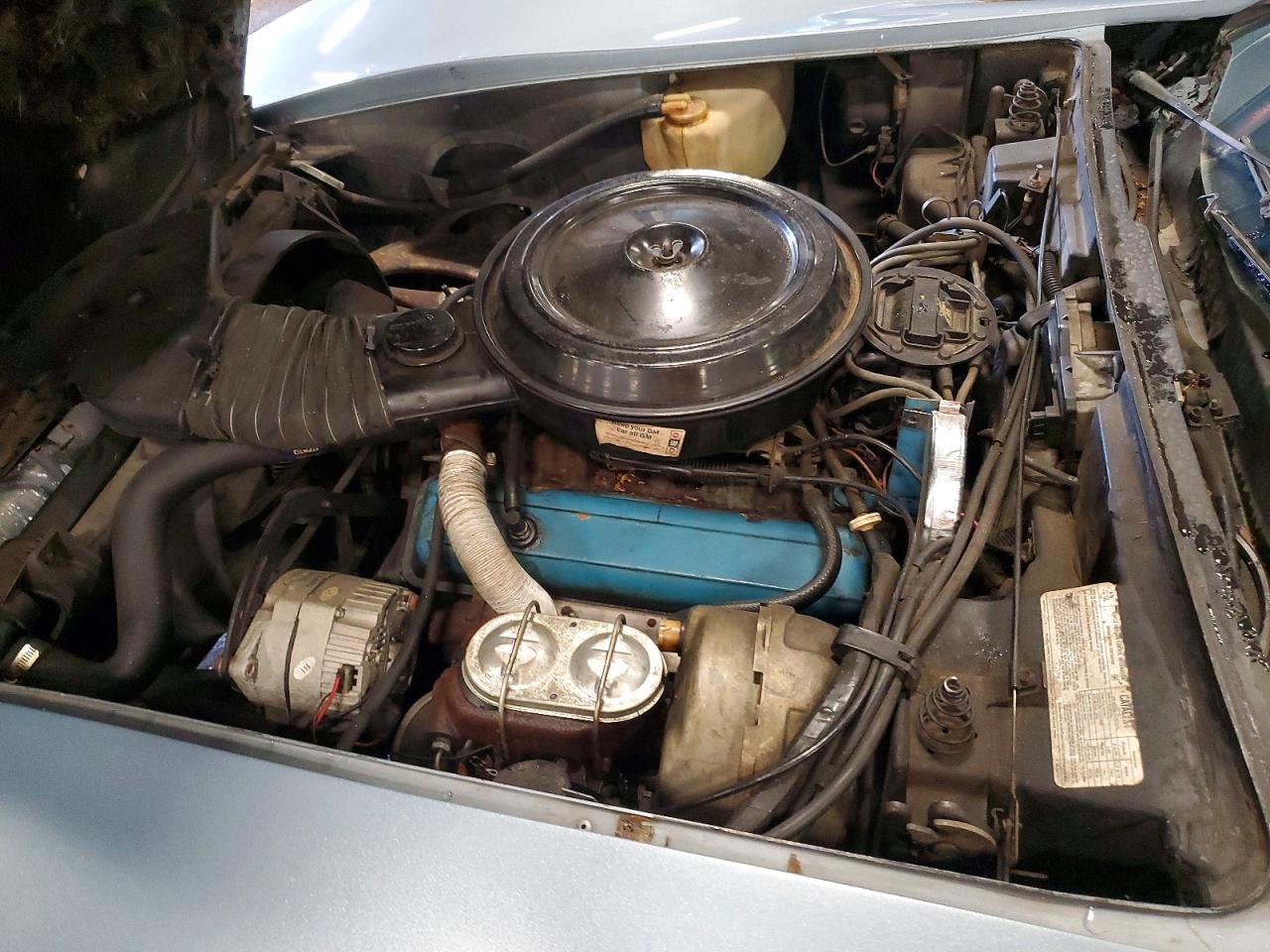 1977 Chevrolet Corvette Blue vin: 1Z37L7S444562
