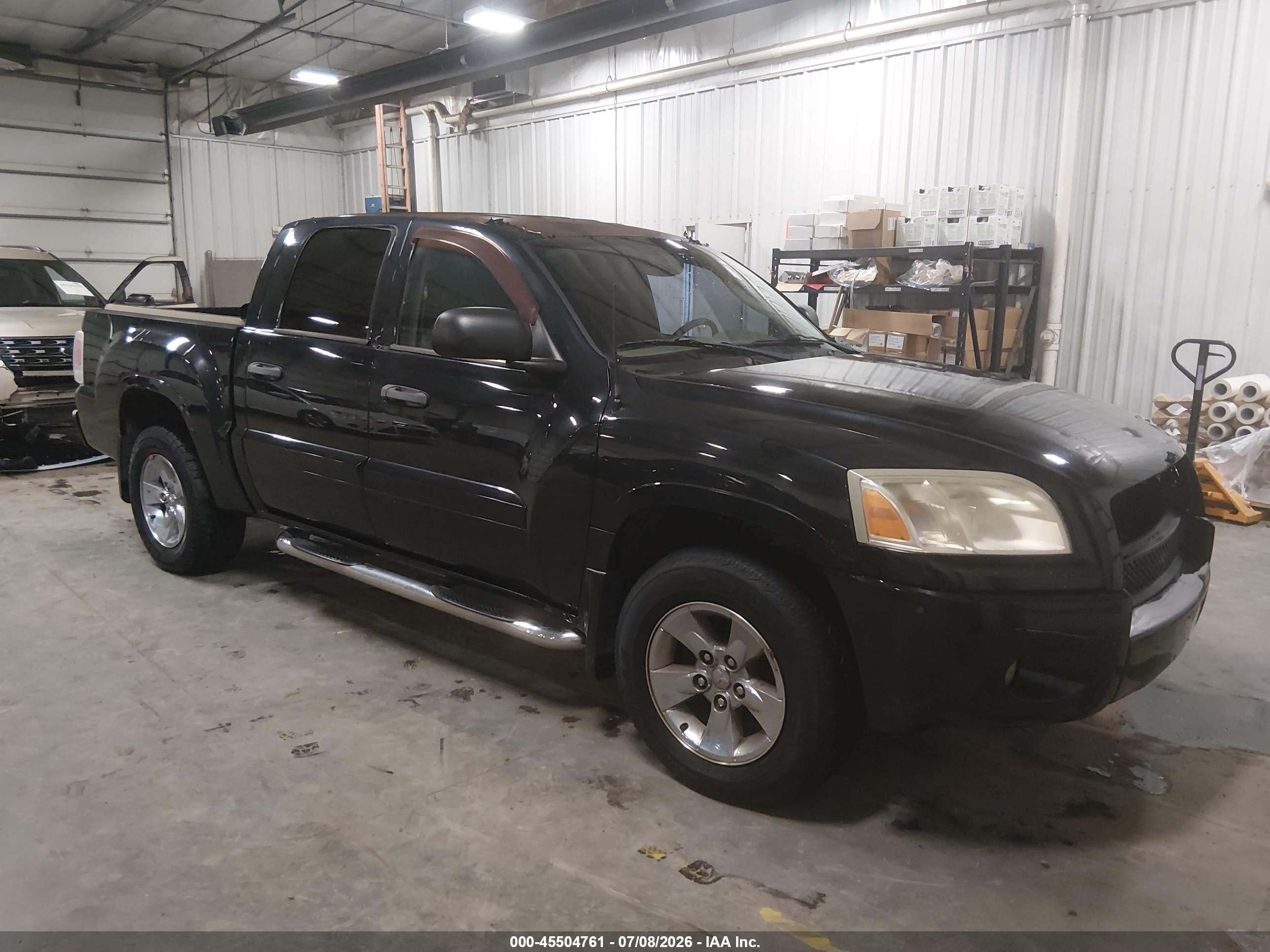 2006 Mitsubishi Raider Xls Black vin: 1Z3HC48N16S538131