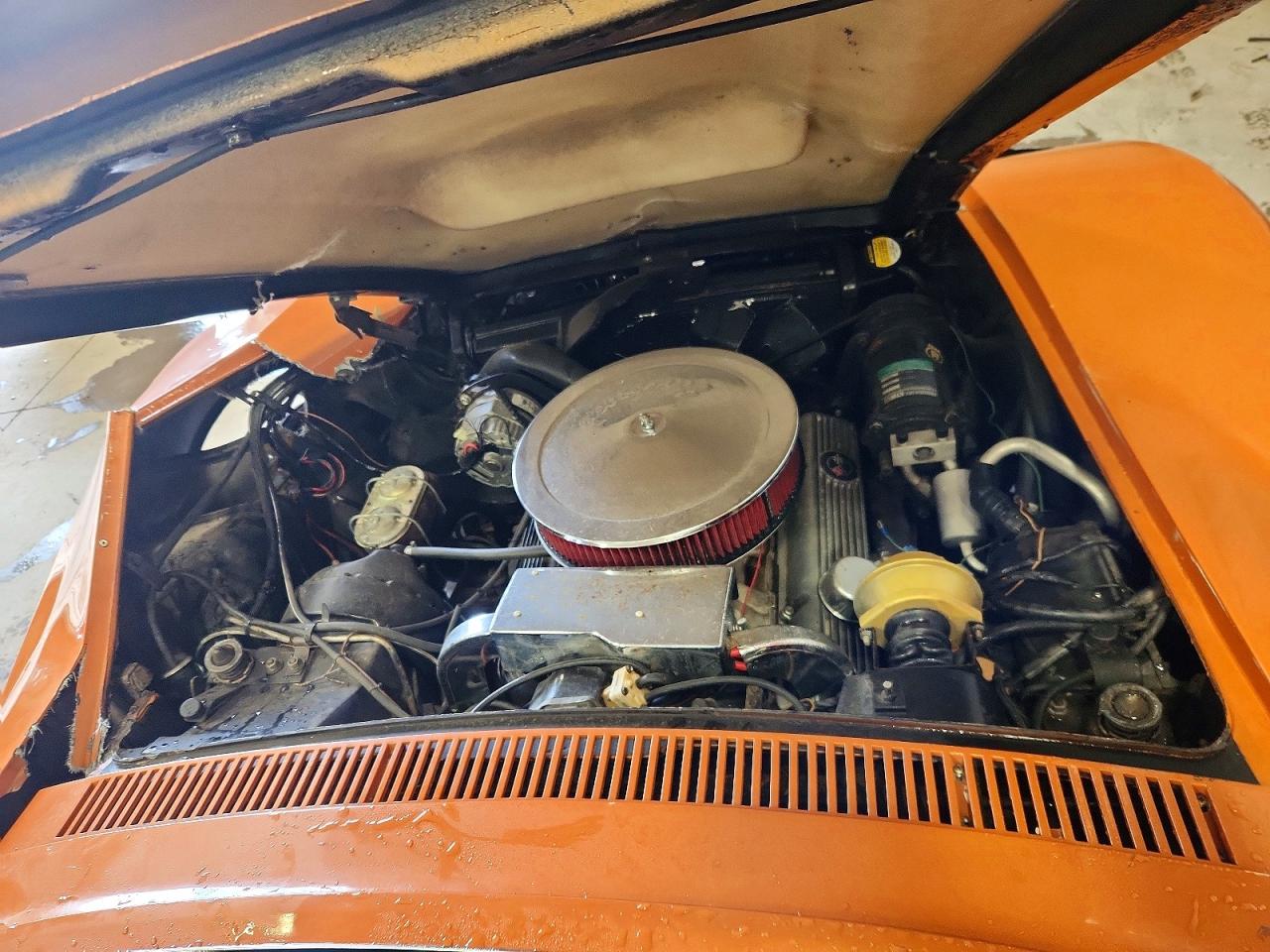 1972 Chev Corvette Оранжевый vin: 1Z67K2S518936