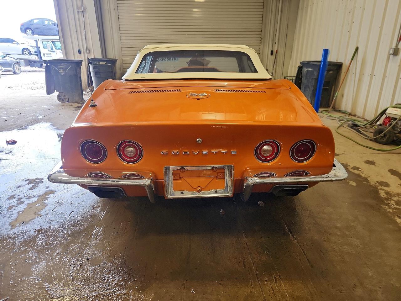 1972 Chev Corvette Оранжевый vin: 1Z67K2S518936