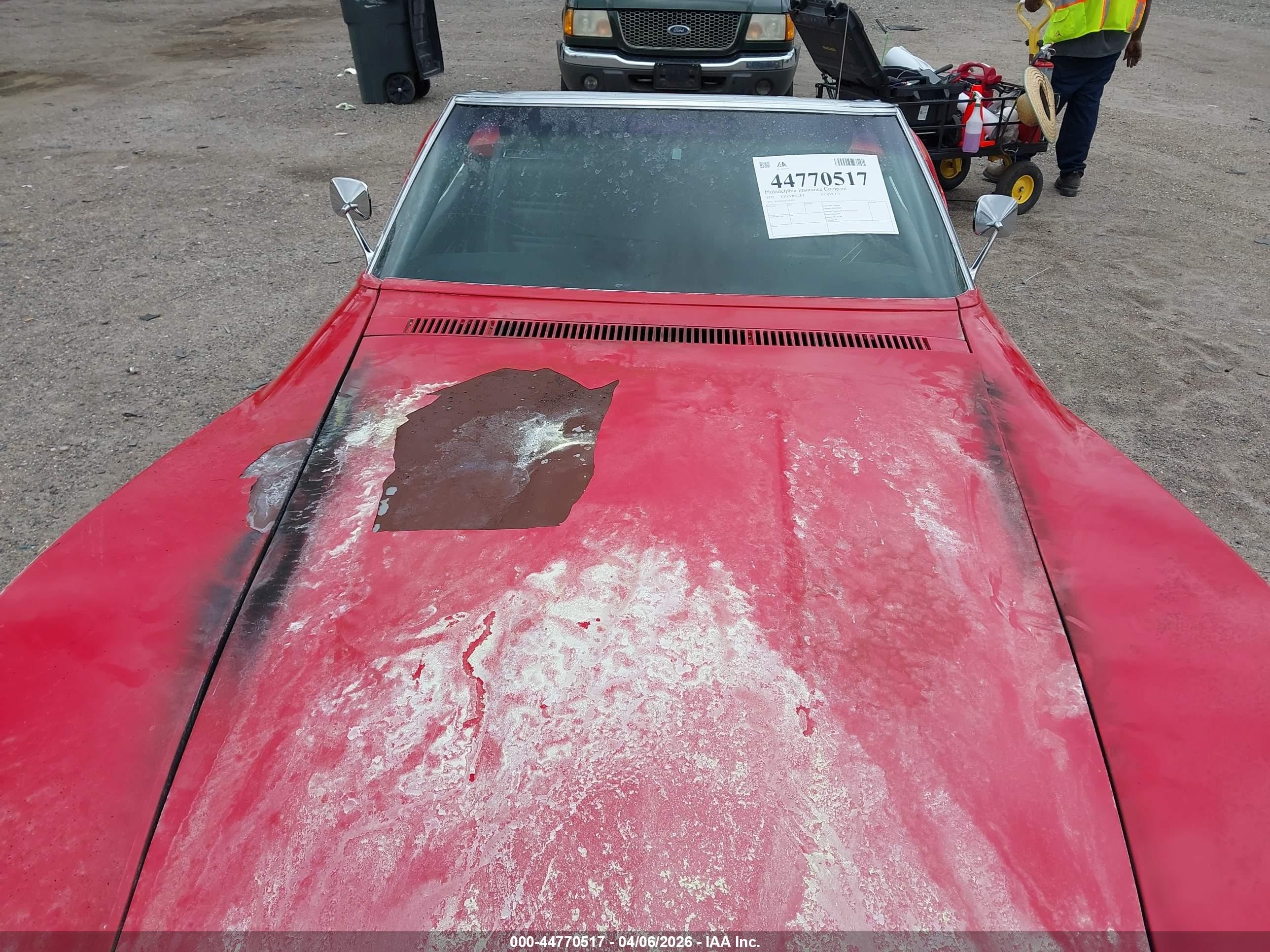 1972 Chevrolet Corvette   Red vin: 1Z67K2S524422    
