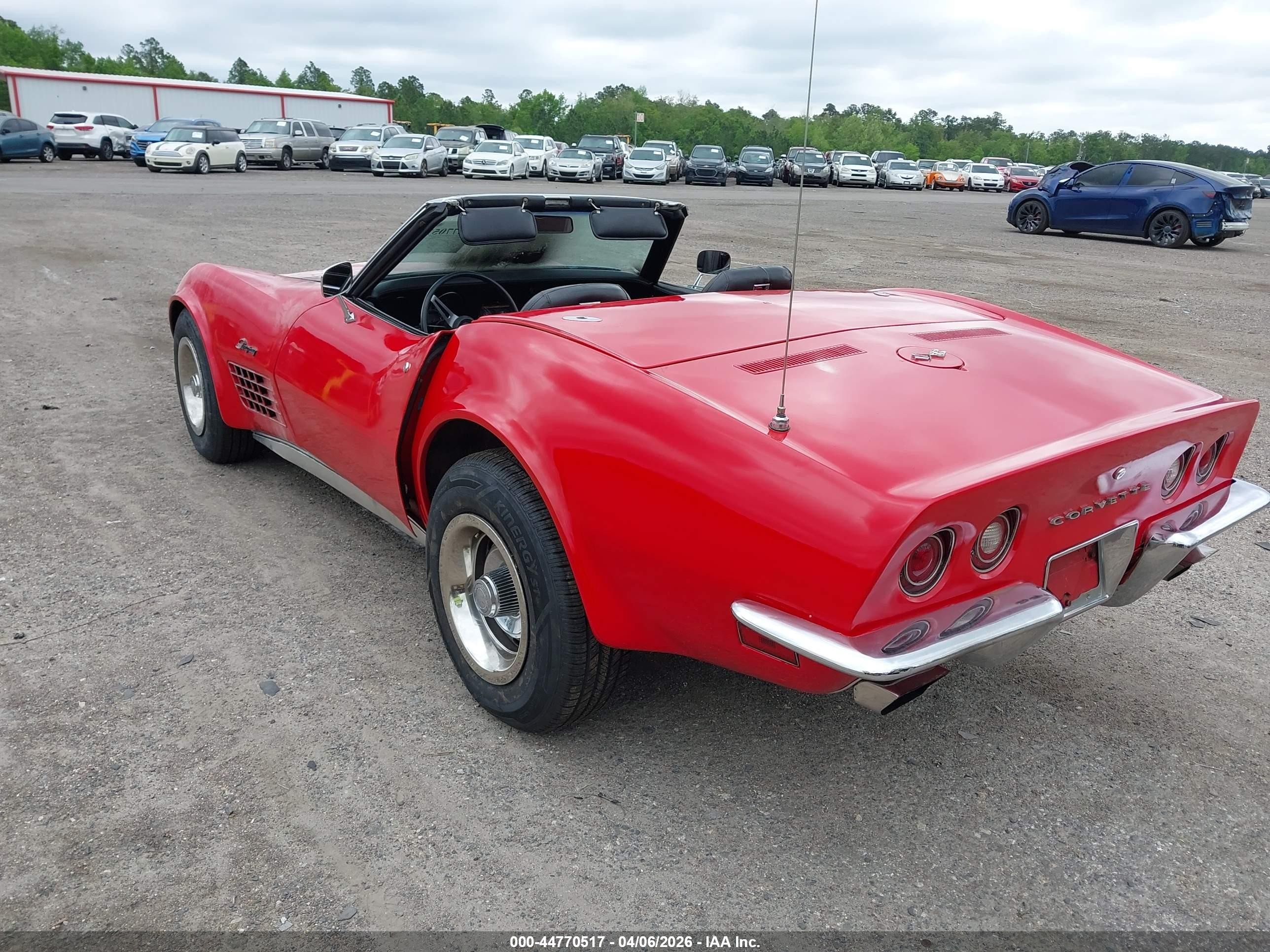 1972 Chevrolet Corvette   Red vin: 1Z67K2S524422    