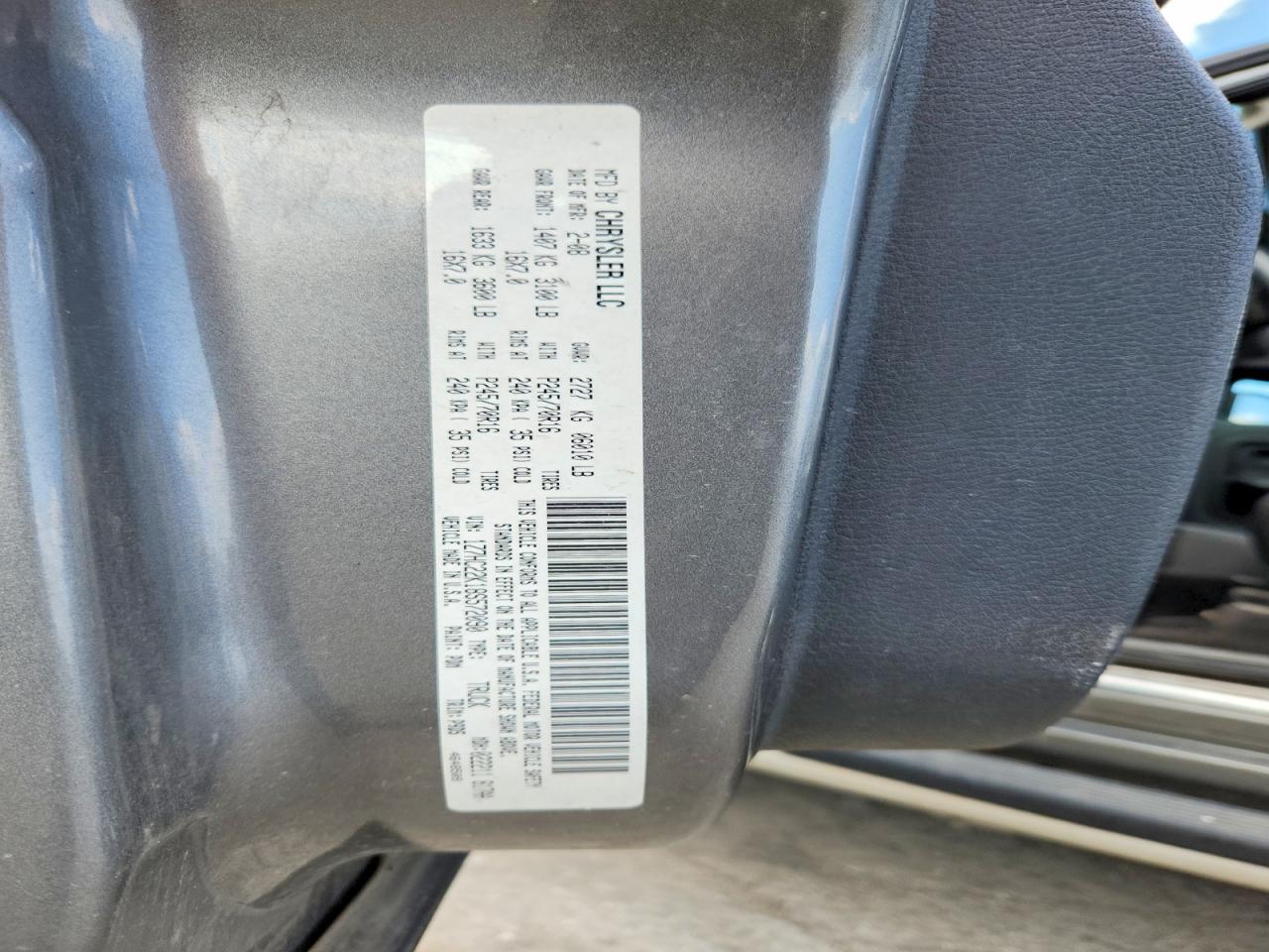 2008 Mitsubishi Raider Ls Gray vin: 1Z7HC22K18S572090