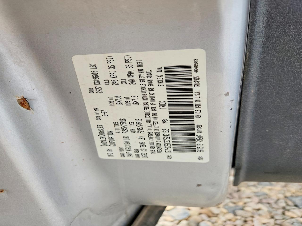 2007 Mitsubishi Raider Ls Silver vin: 1Z7HC22K37S243132