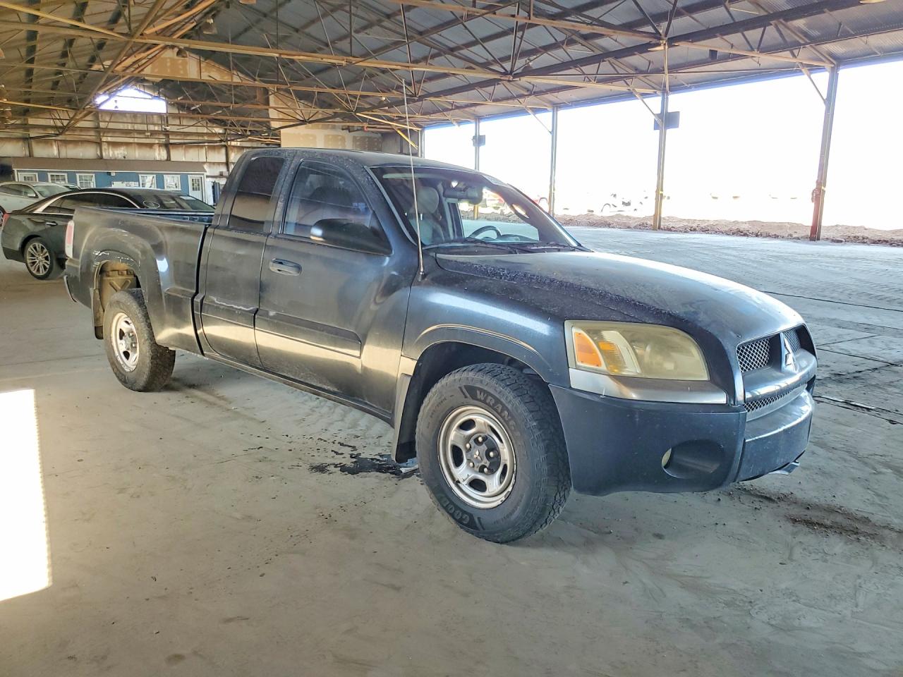 2007 Mitsubishi Raider Ls Black vin: 1Z7HC22K47S243141