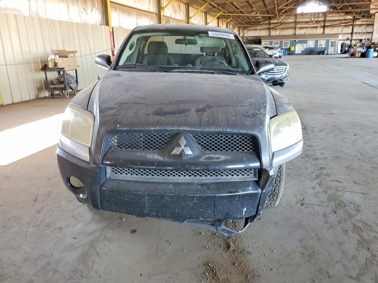2007 Mitsubishi Raider Ls Black vin: 1Z7HC22K47S243141