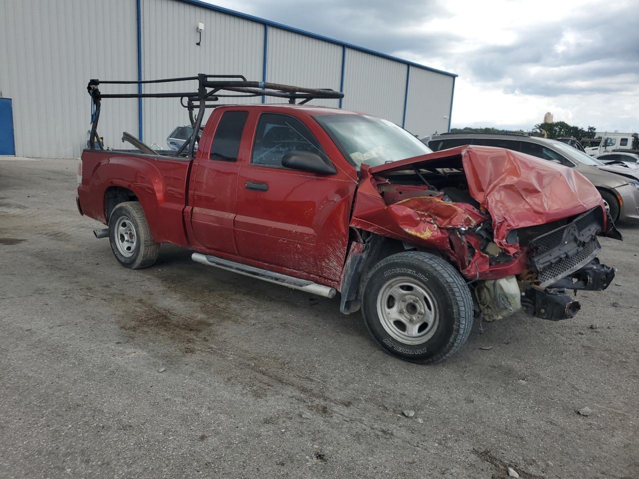 2009 Mitsubishi Raider Ls Красный vin: 1Z7HC22KX9S729455
