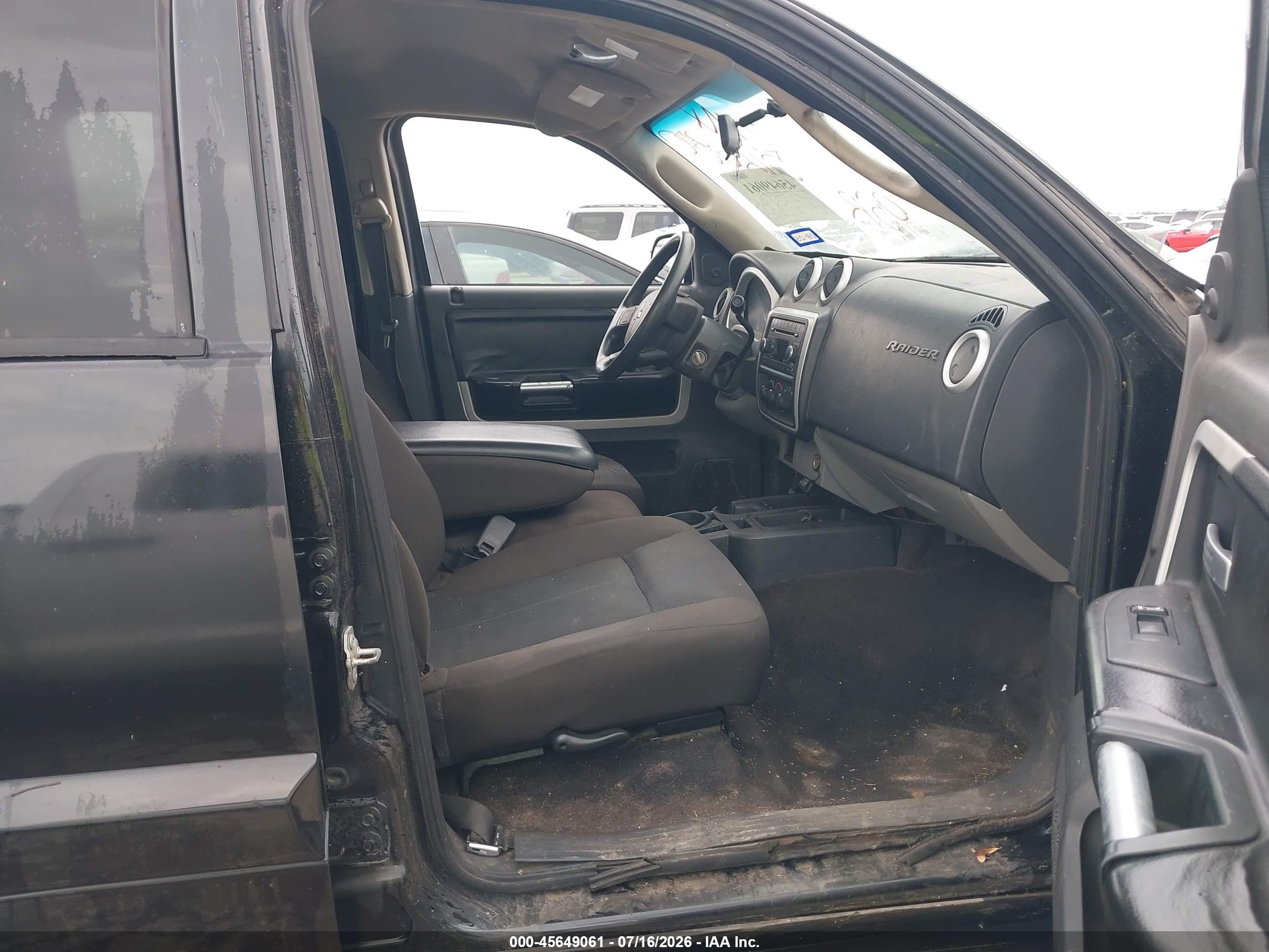 2008 Mitsubishi Raider Ls Gray vin: 1Z7HC28K18S572680