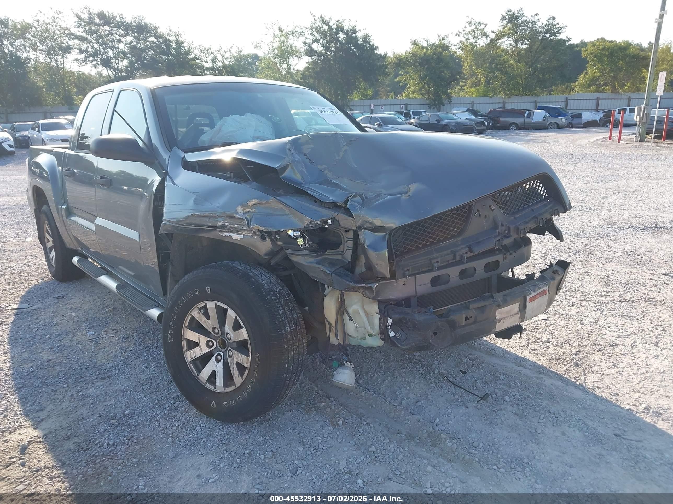 2007 Mitsubishi Raider Ls Gray vin: 1Z7HC28K27S185070
