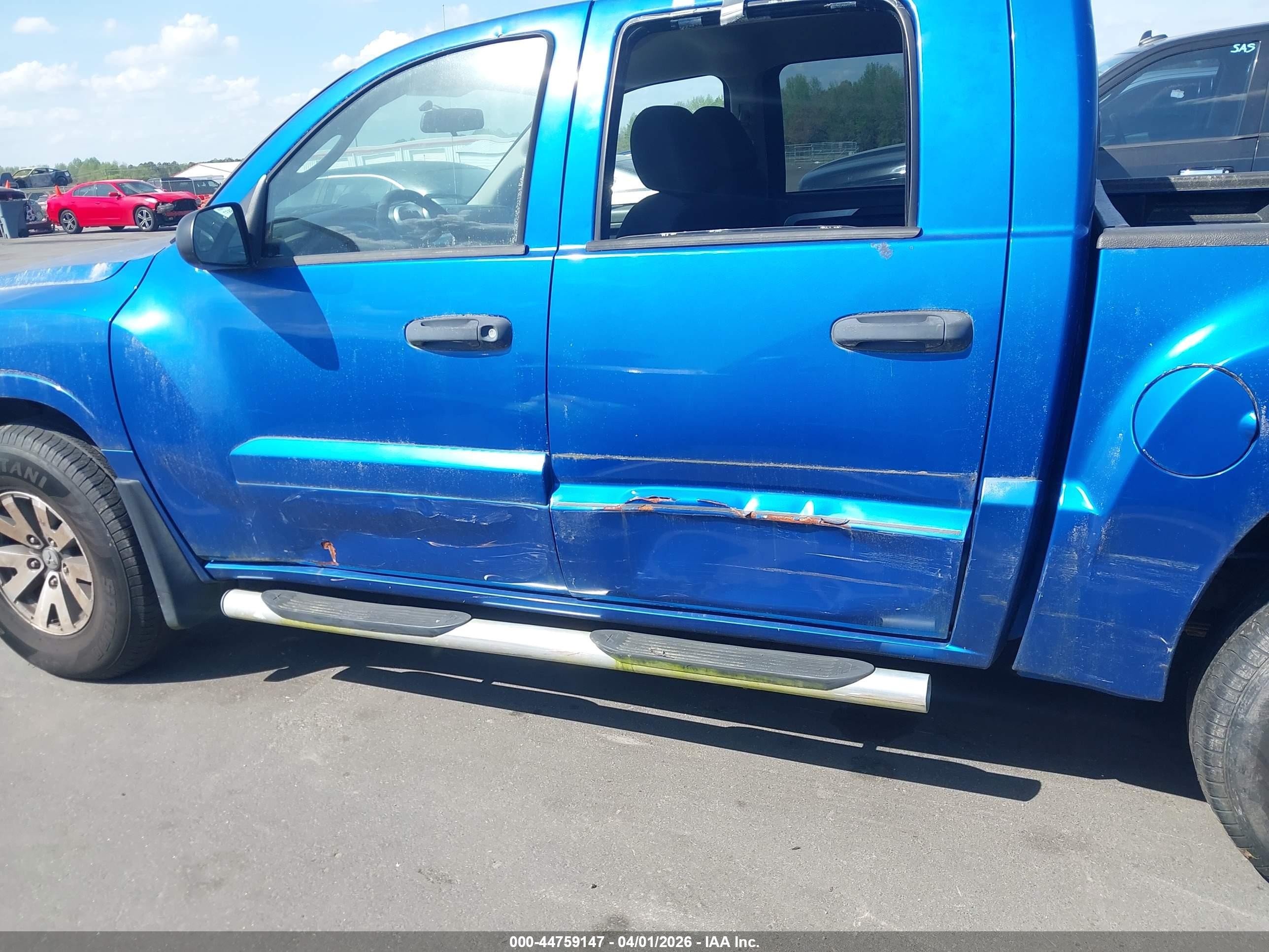 2007 Mitsubishi Raider Ls Blue vin: 1Z7HC28K37S217315