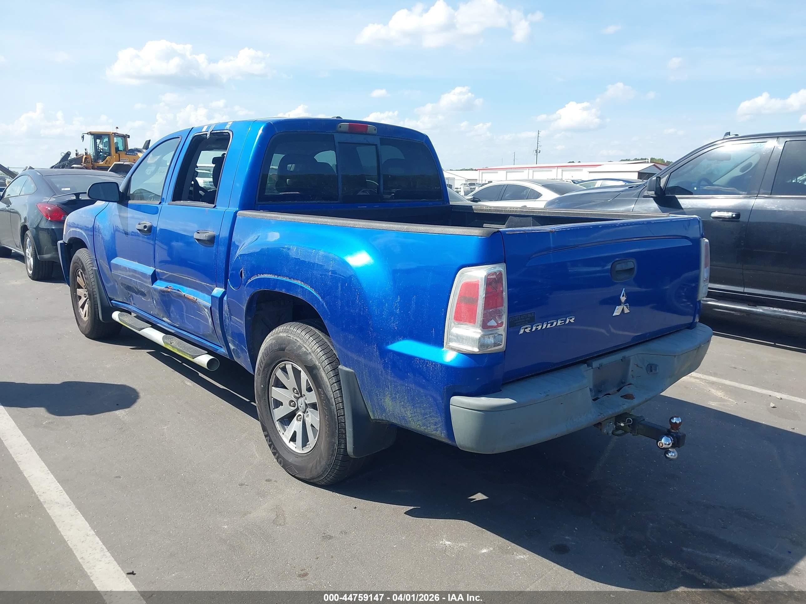 2007 Mitsubishi Raider Ls Blue vin: 1Z7HC28K37S217315