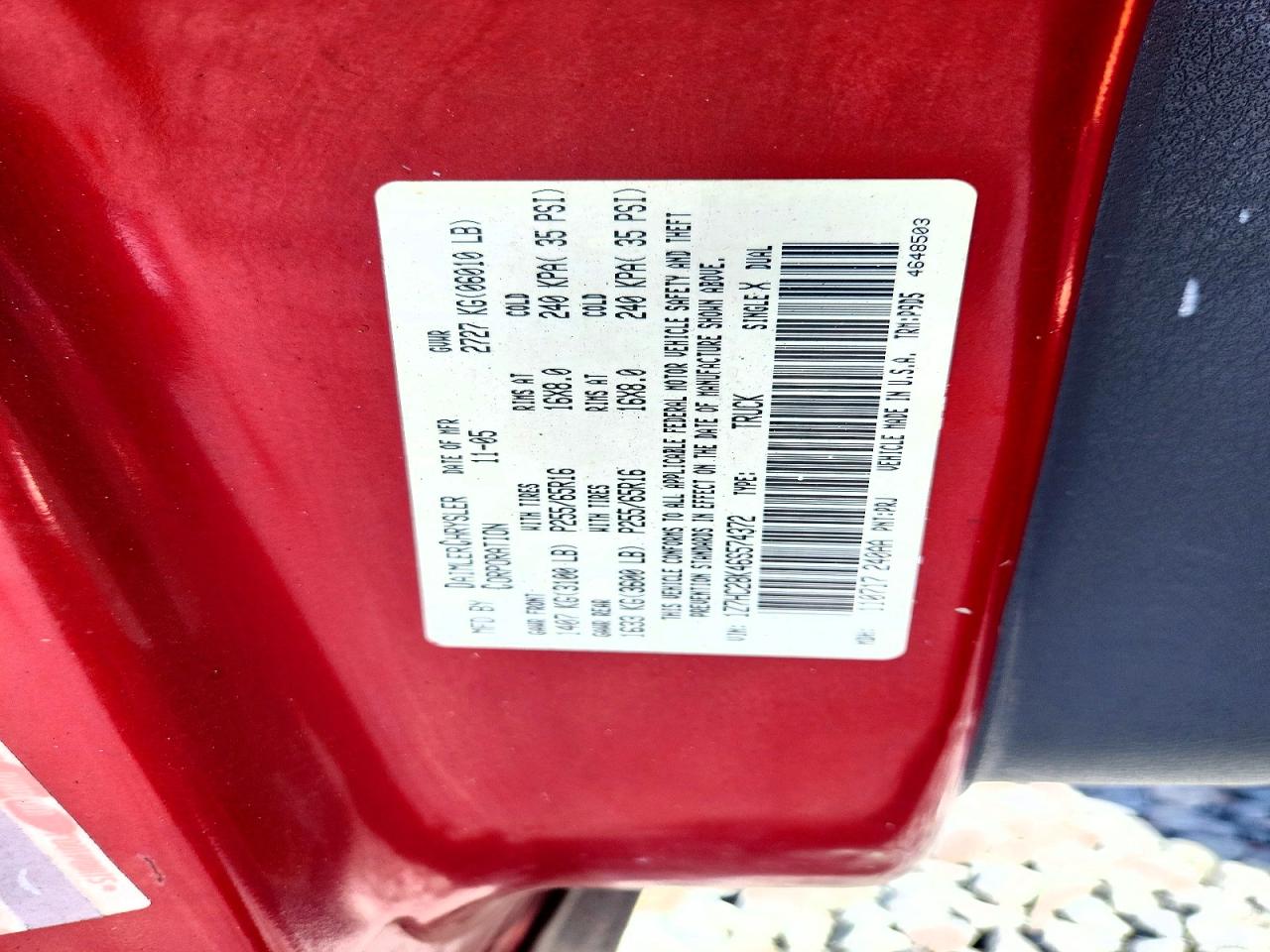 2006 Mitsubishi Raider Ls Red vin: 1Z7HC28K46S574372