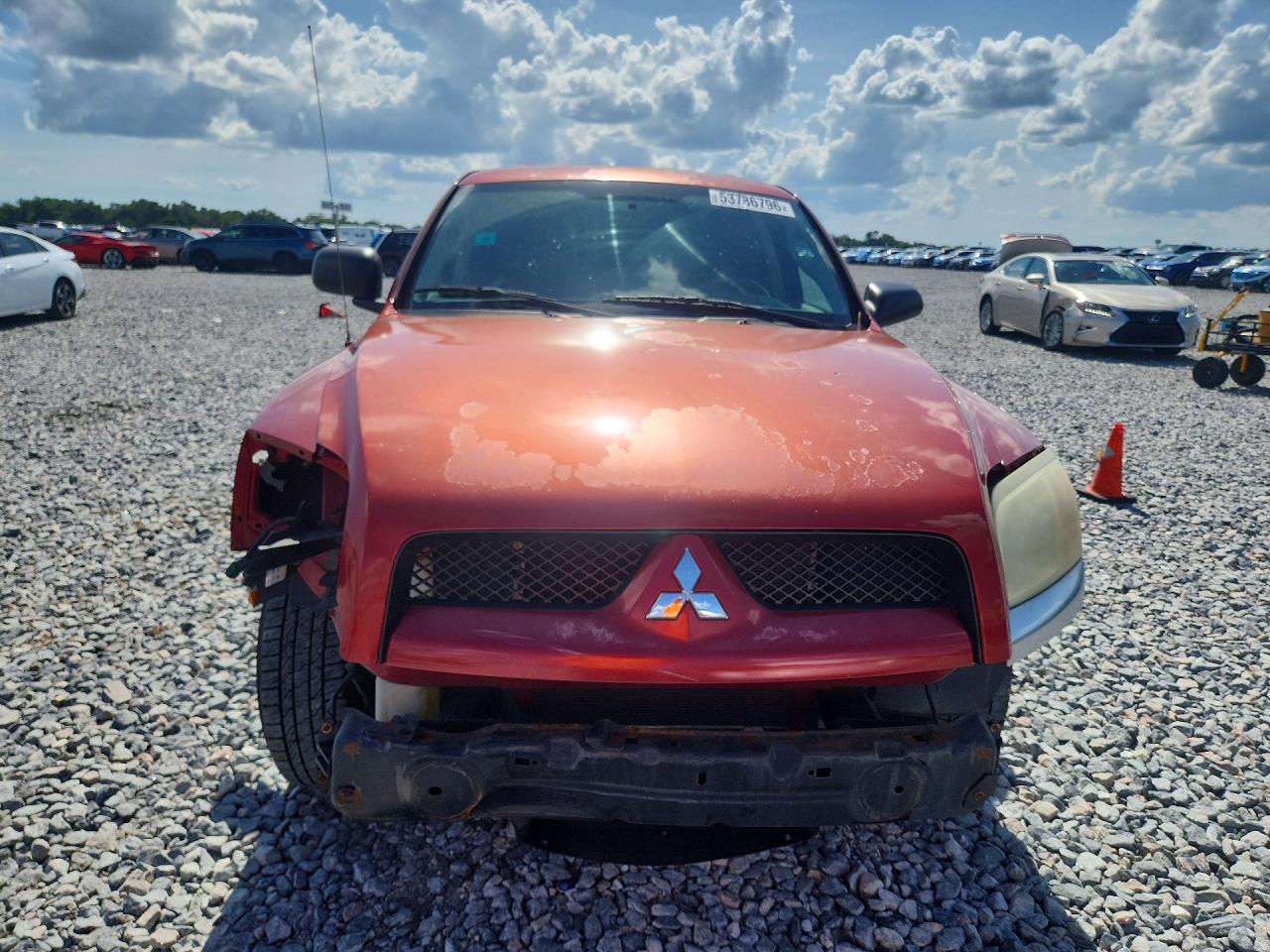 2006 Mitsubishi Raider Ls Red vin: 1Z7HC28K46S574372