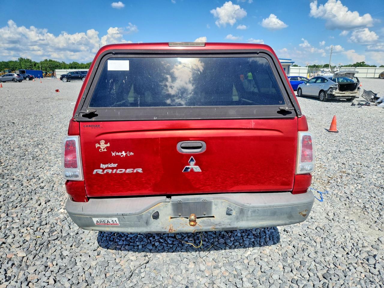 2006 Mitsubishi Raider Ls Red vin: 1Z7HC28K46S574372