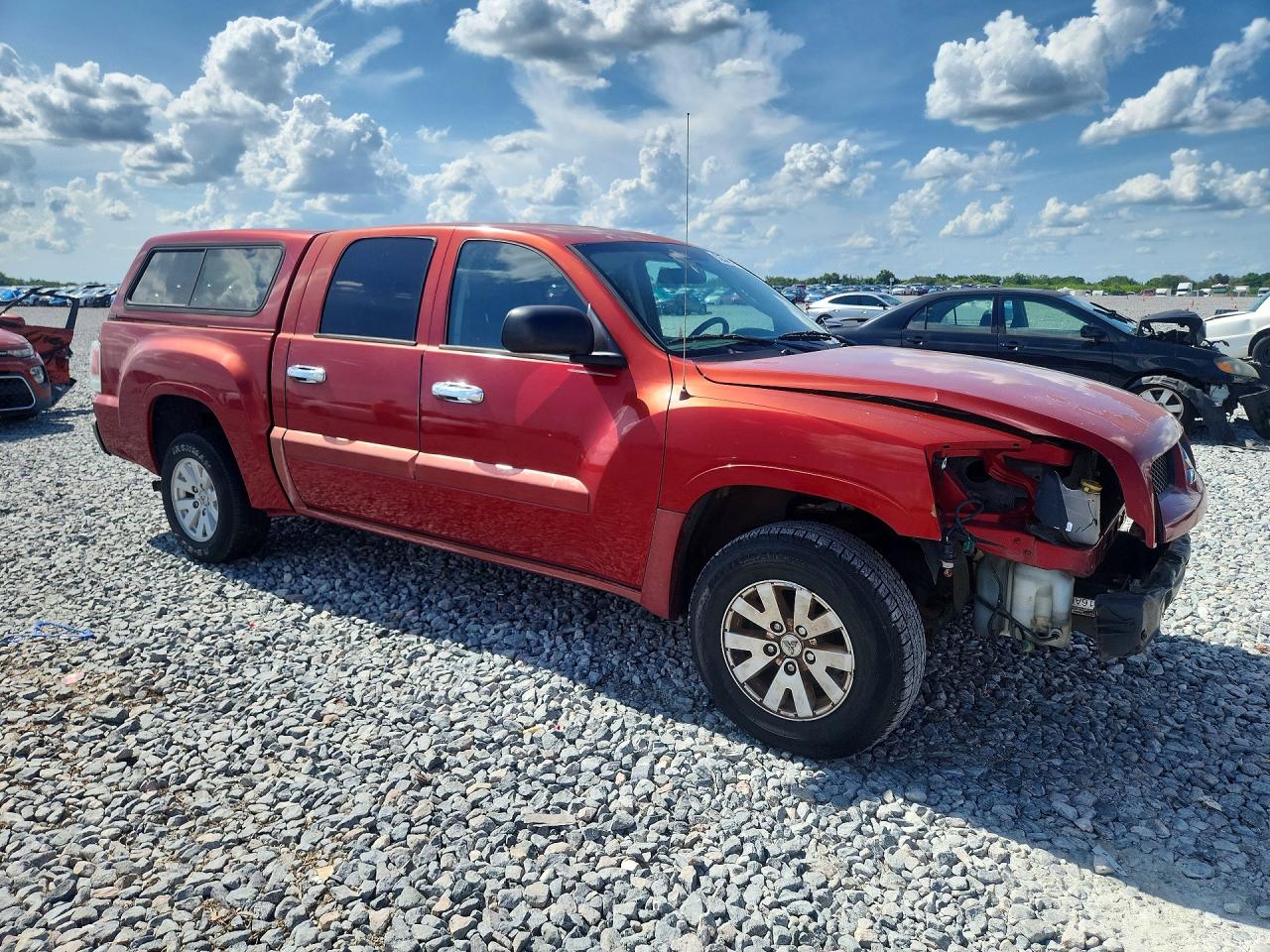 2006 Mitsubishi Raider Ls Red vin: 1Z7HC28K46S574372