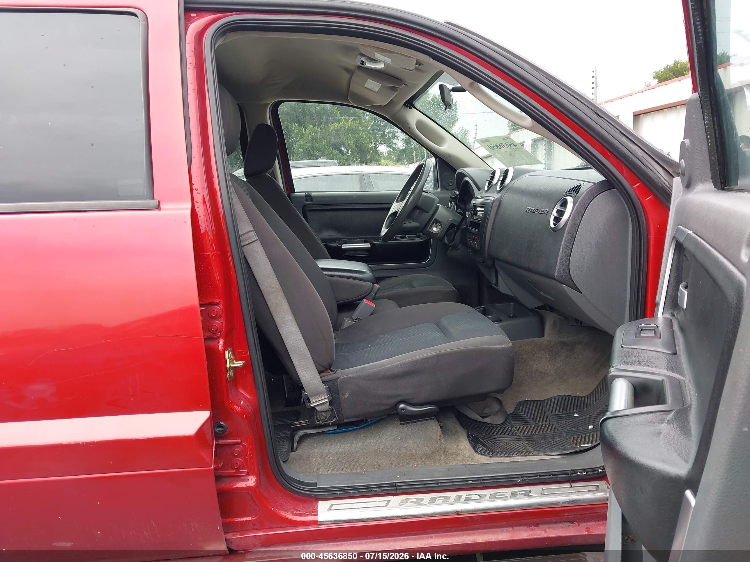 2007 Mitsubishi Raider Ls Red vin: 1Z7HC28K57S109519