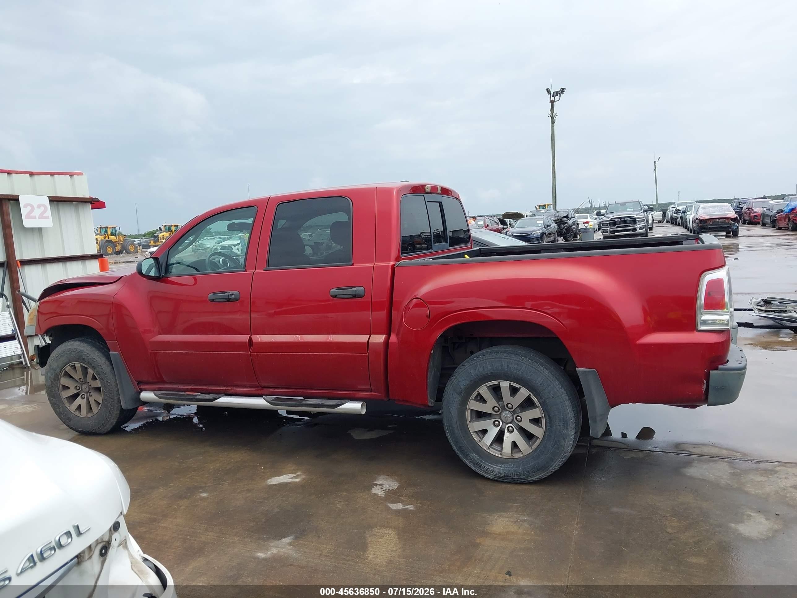 2007 Mitsubishi Raider Ls Red vin: 1Z7HC28K57S109519