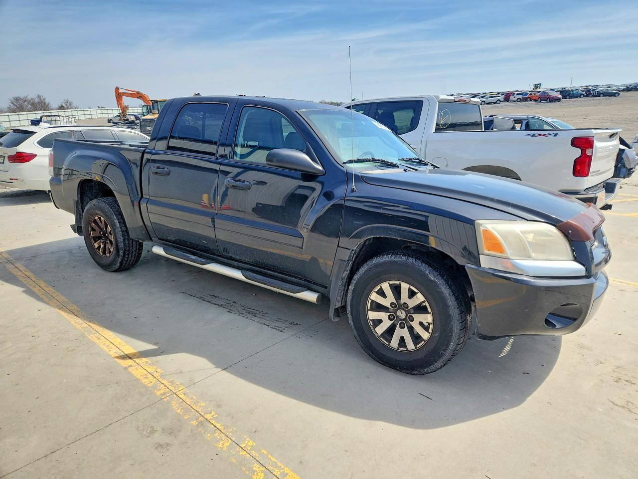 2008 Mitsubishi Raider Ls Black vin: 1Z7HC28K58S620066