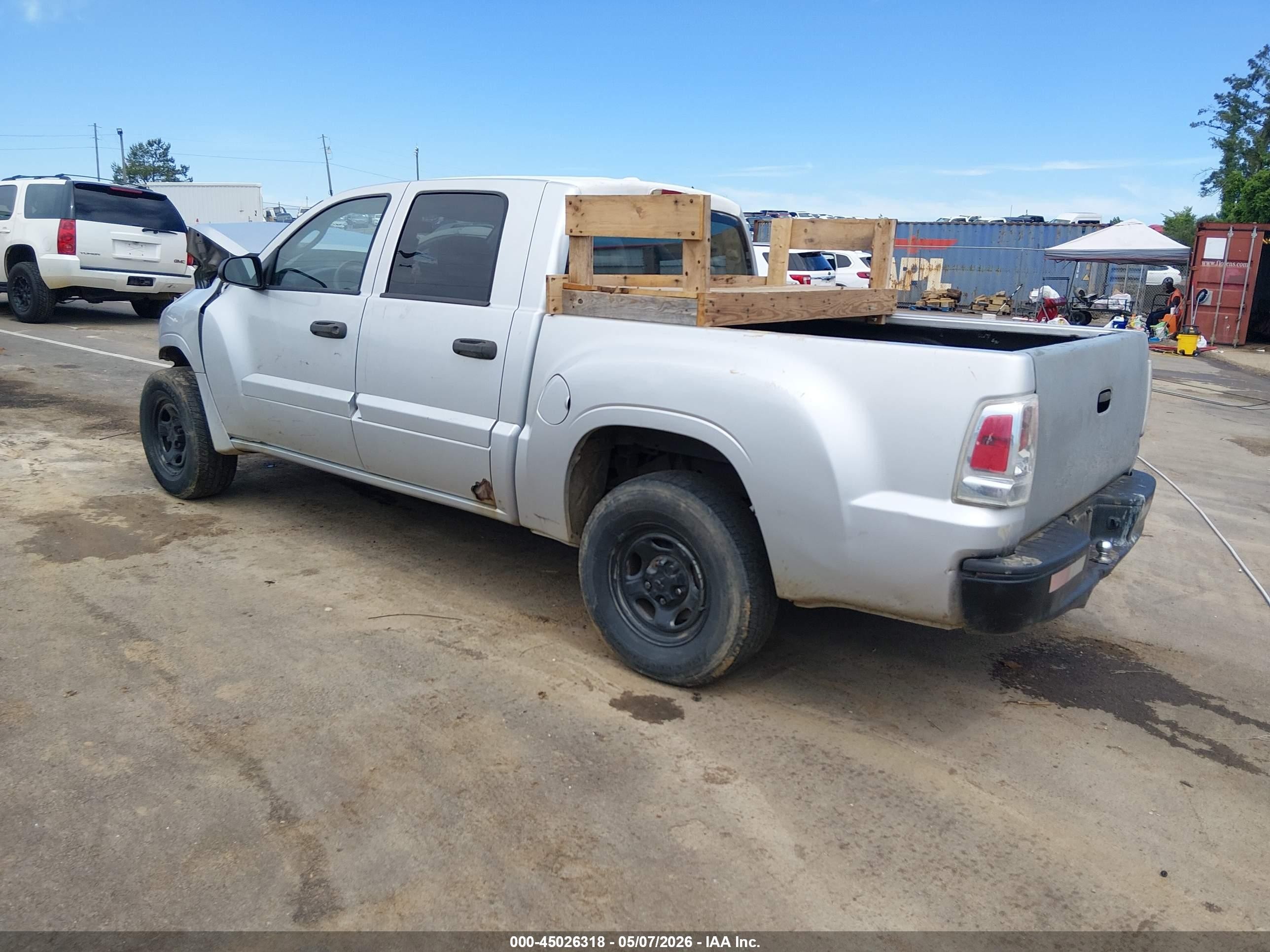 2007 Mitsubishi Raider Ls Серебряный vin: 1Z7HC28K67S265858