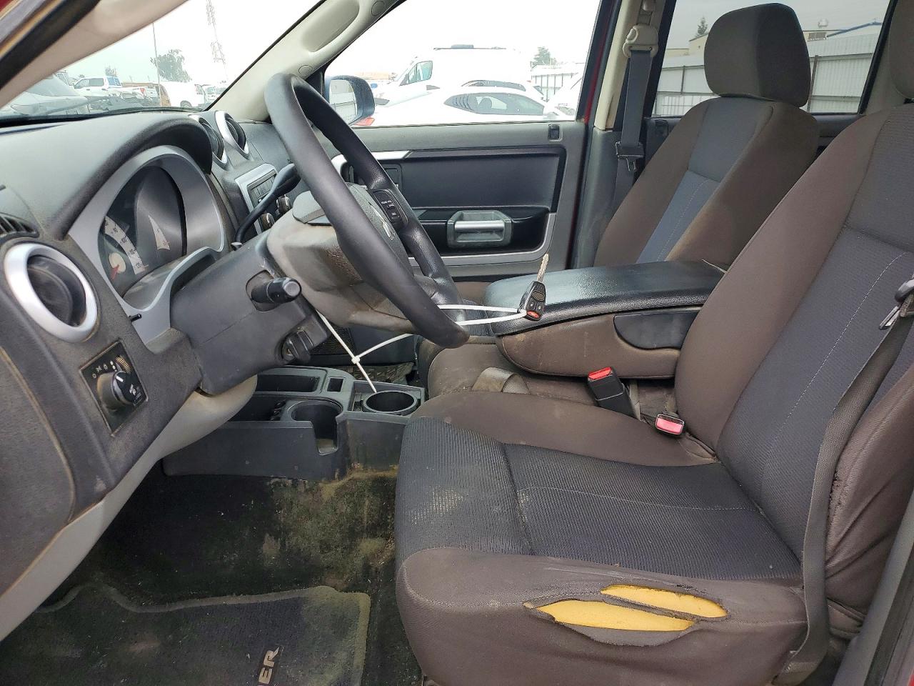 2009 Mitsubishi Raider Ls Red vin: 1Z7HC28K69S729511