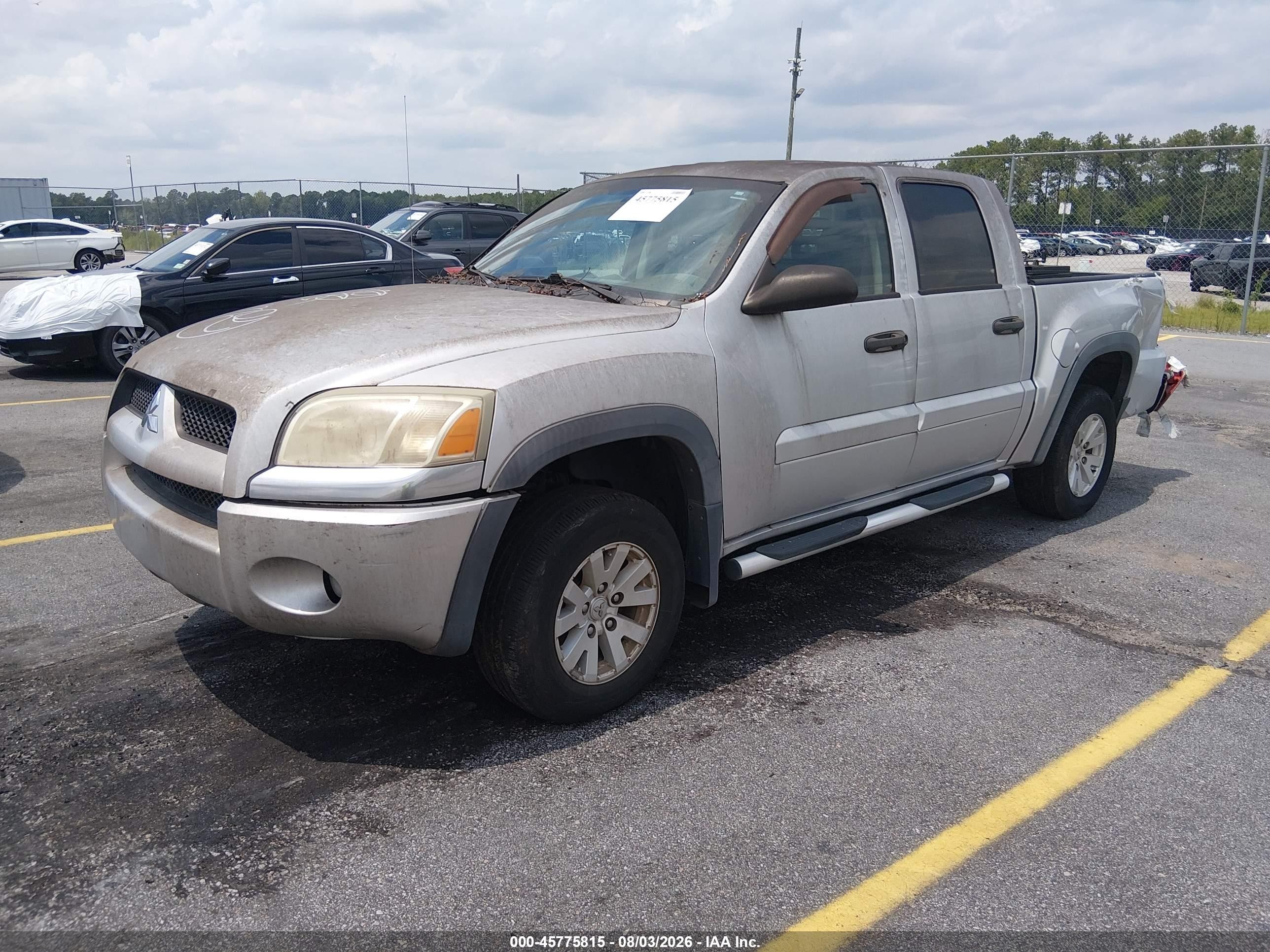 2006 Mitsubishi Raider Ls Серебряный vin: 1Z7HC28K76S574429