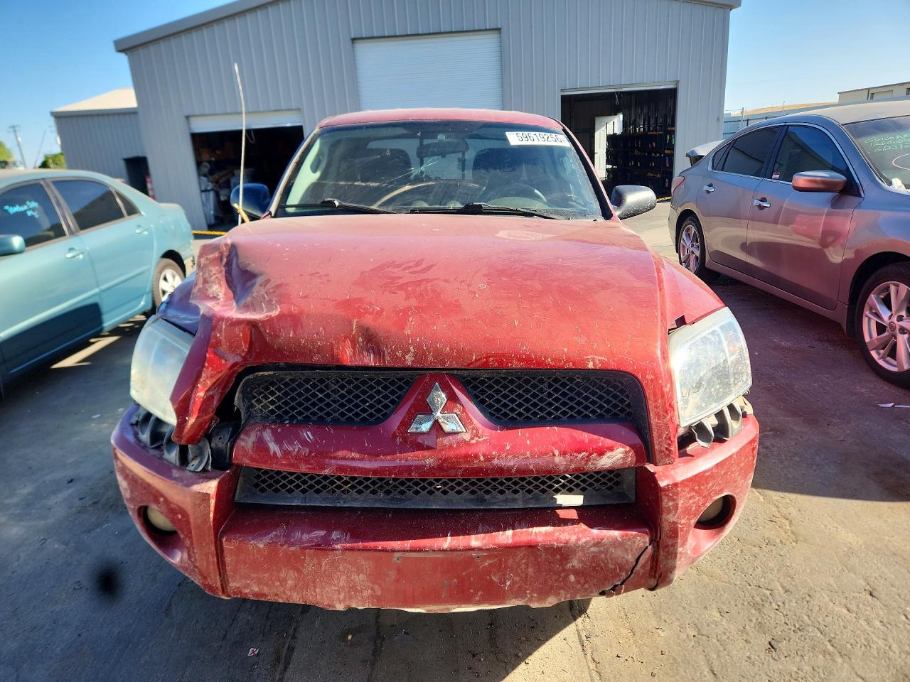 2007 Mitsubishi Raider Ls Red vin: 1Z7HC28K87S125634