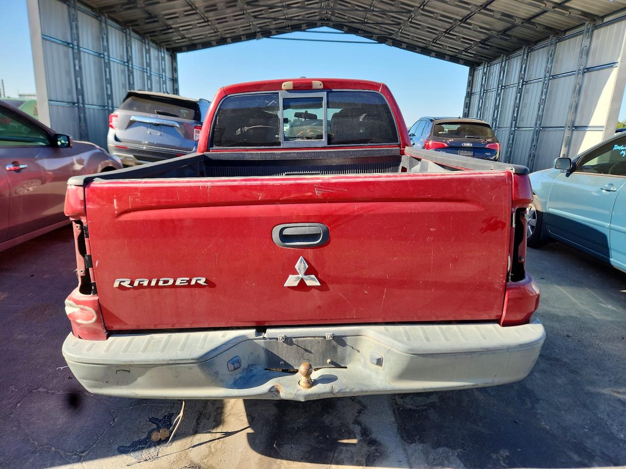 2007 Mitsubishi Raider Ls Red vin: 1Z7HC28K87S125634