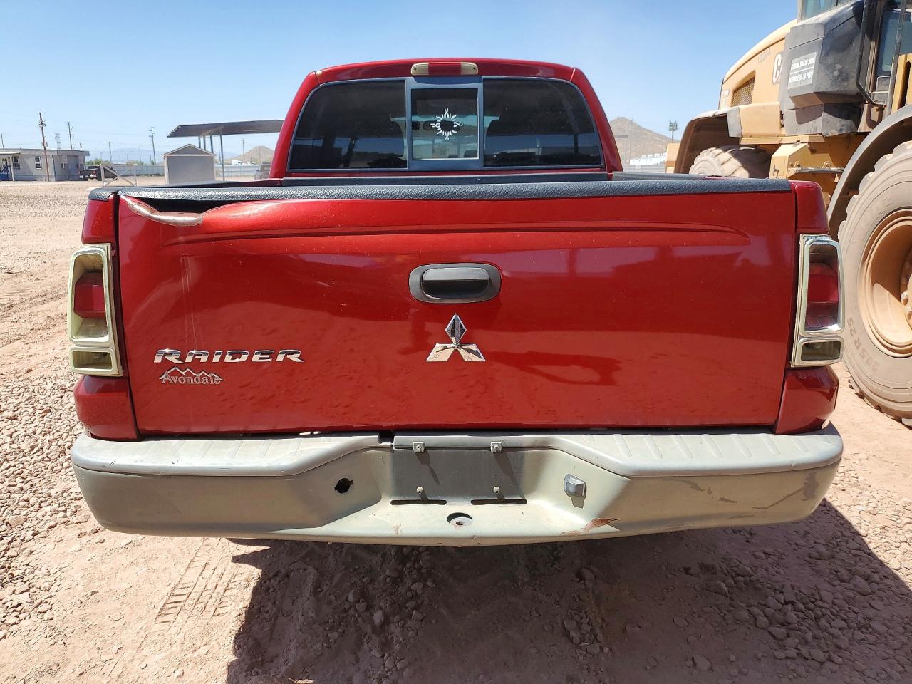 2006 Mitsubishi Raider Durocross Красный vin: 1Z7HC38K36S537836