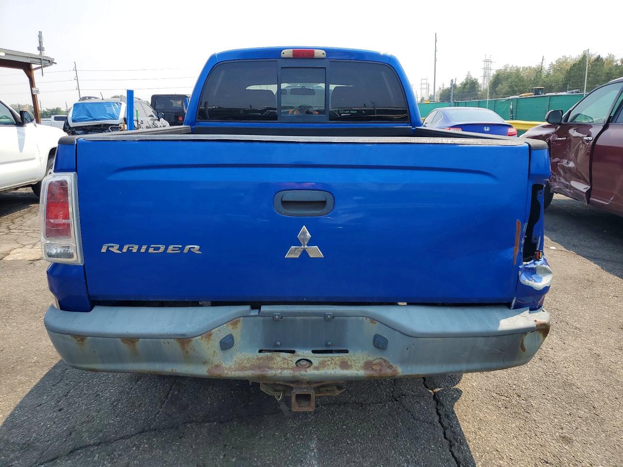 2008 Mitsubishi Raider Ls Синий vin: 1Z7HT28K48S588520