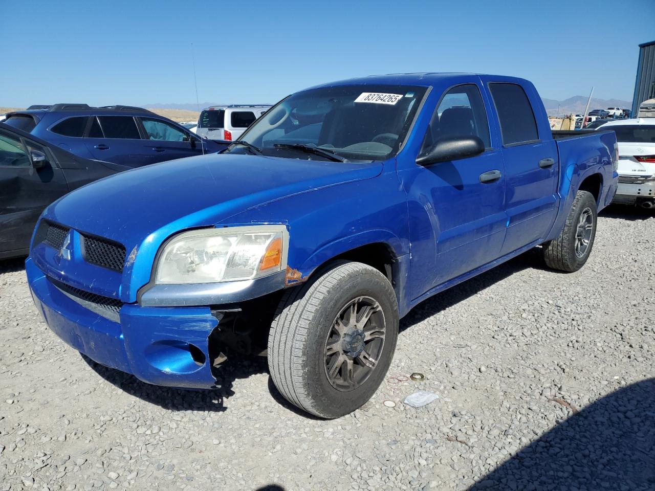 2007 Mitsubishi Raider Ls Blue vin: 1Z7HT28K97S243577