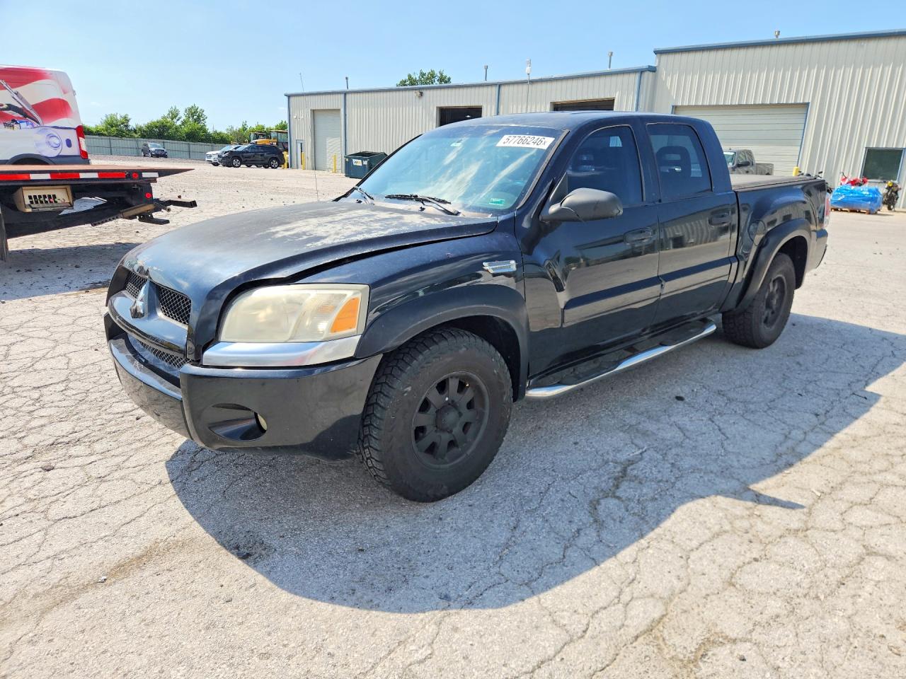 2007 Mitsubishi Raider Ls Black vin: 1Z7HT28P67S176366