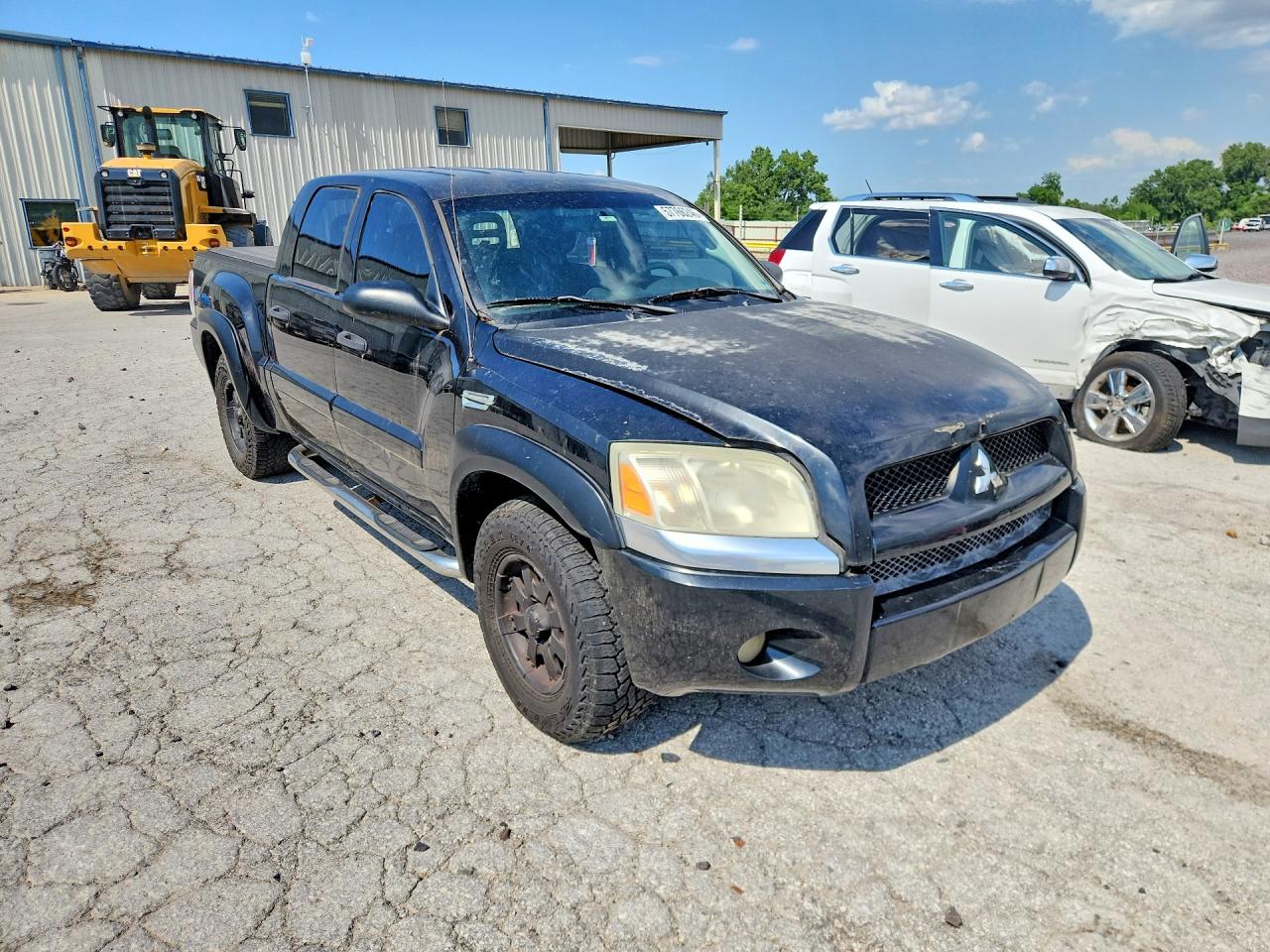 2007 Mitsubishi Raider Ls Black vin: 1Z7HT28P67S176366