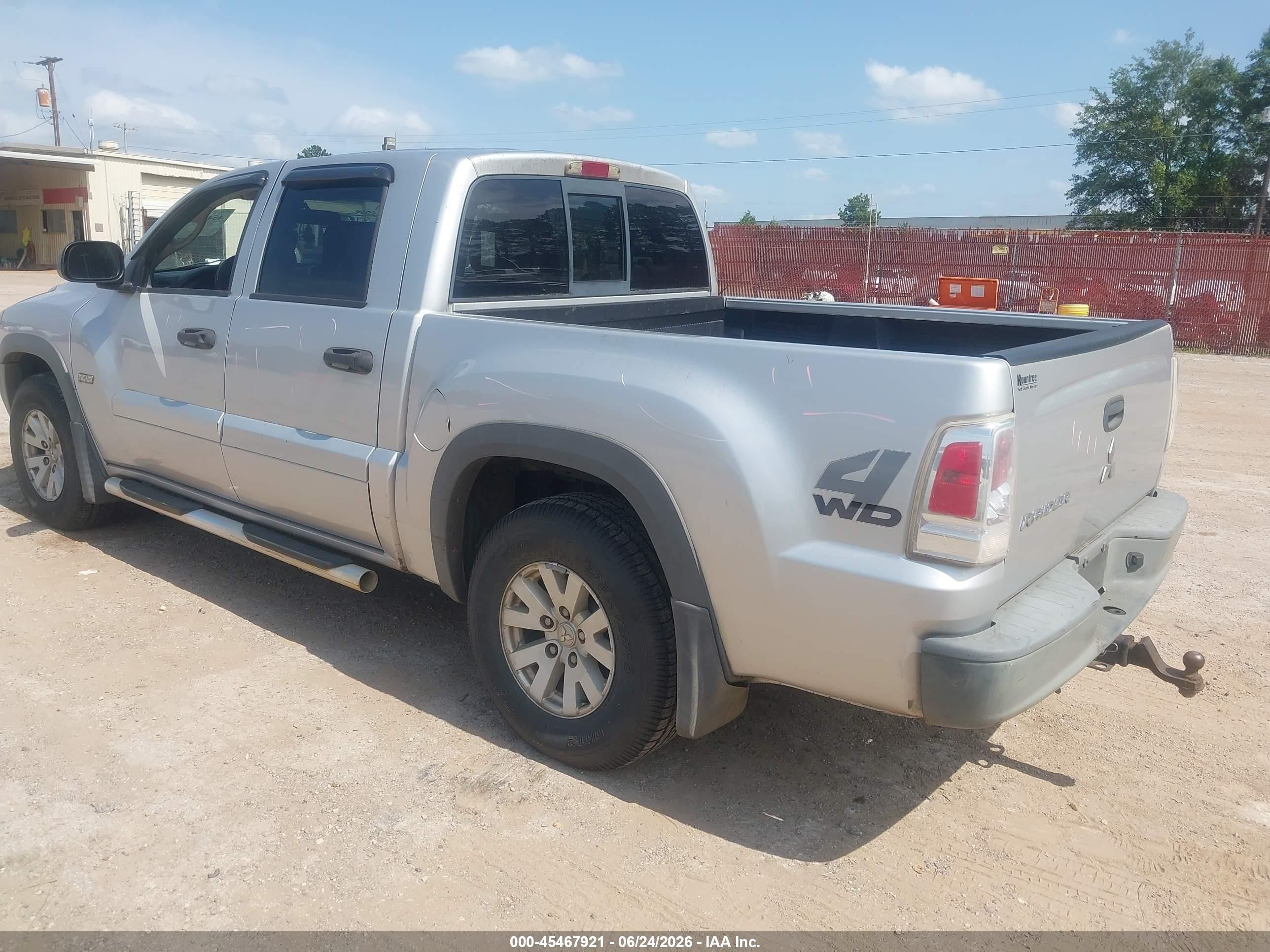 2006 Mitsubishi Raider Duro Cross V6 Gray vin: 1Z7HT38KX6S586998