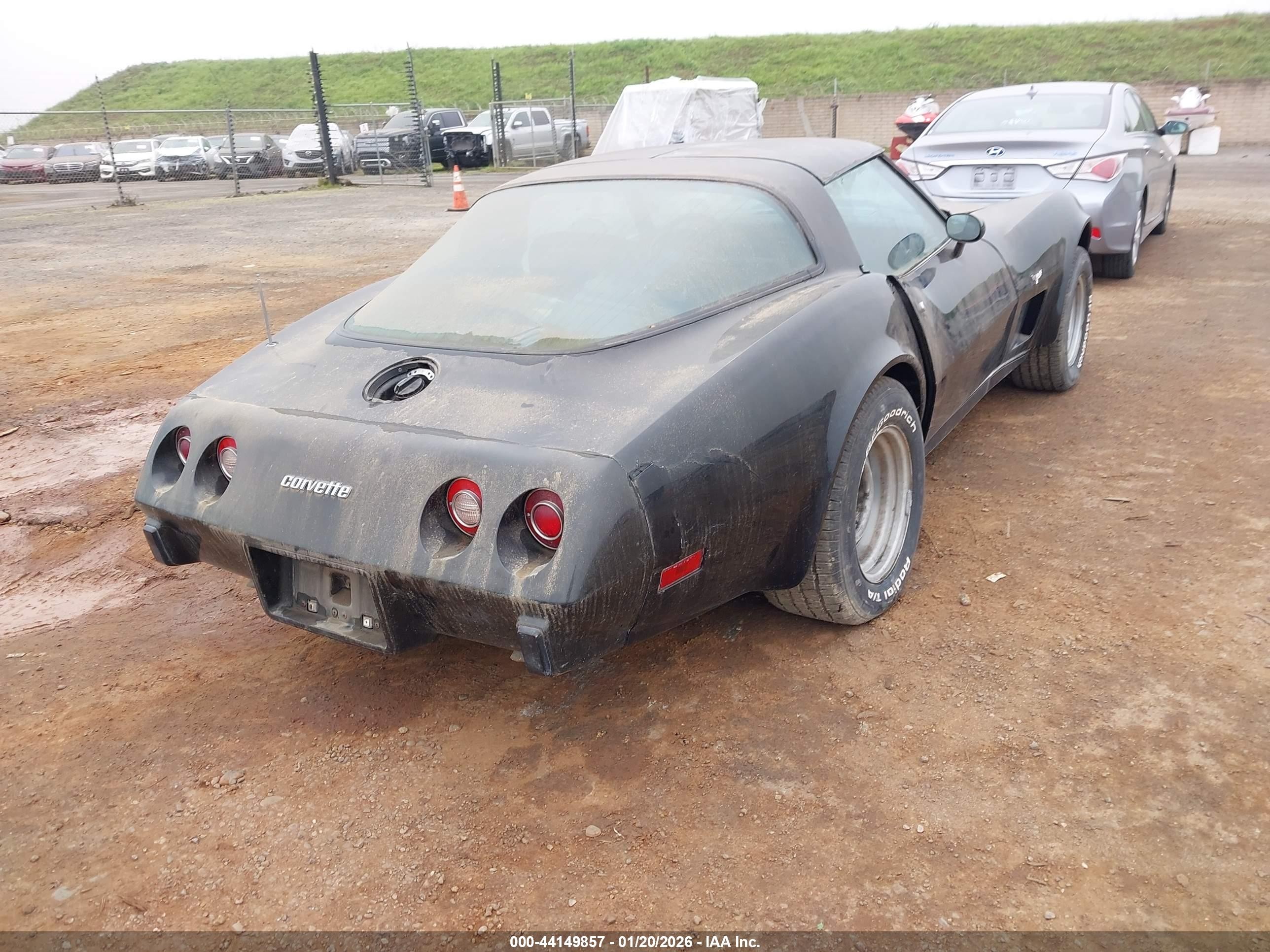 1979 Chevrolet Corvette   Черный vin: 1Z8749S435218    