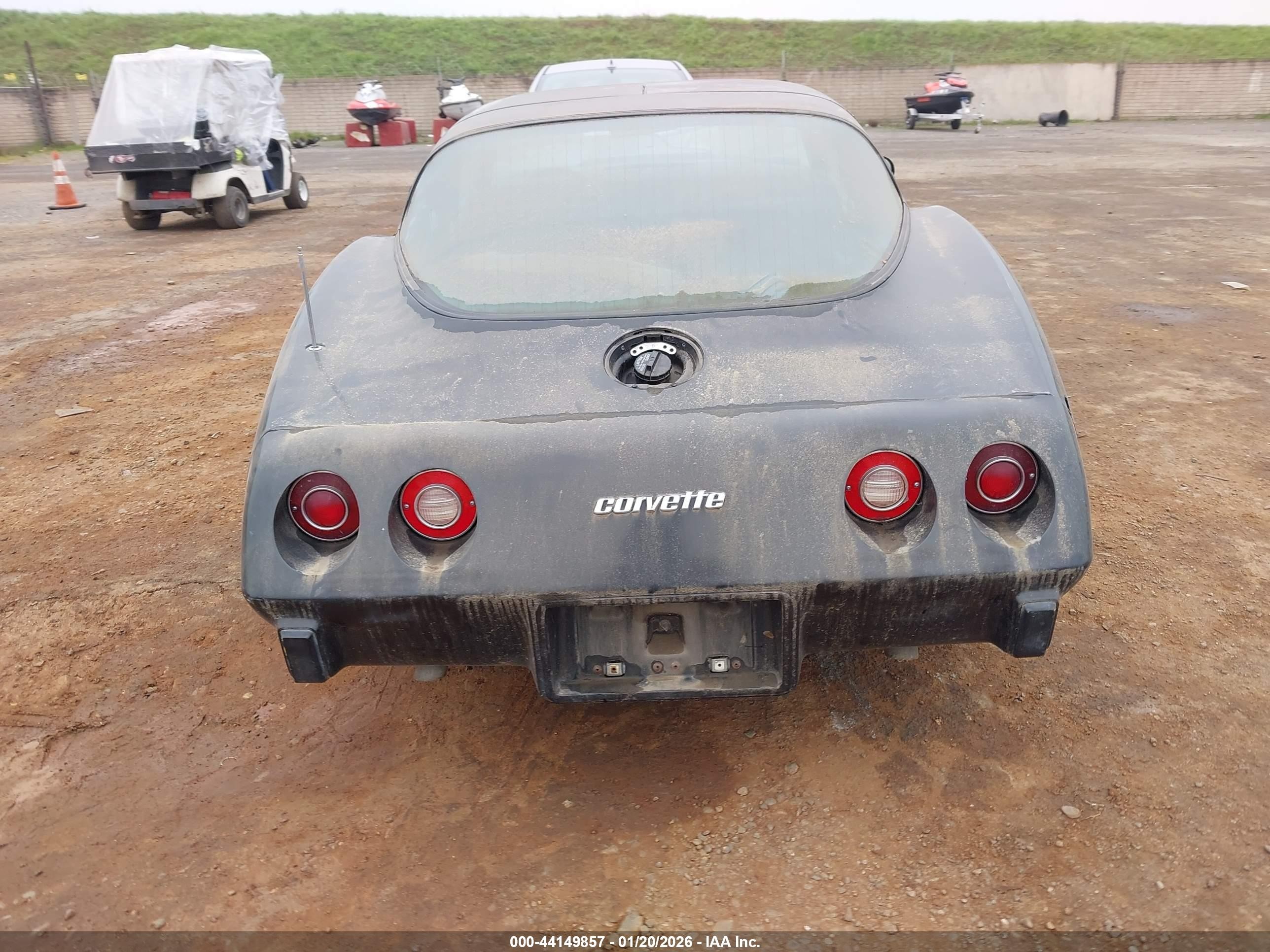 1979 Chevrolet Corvette   Черный vin: 1Z8749S435218    