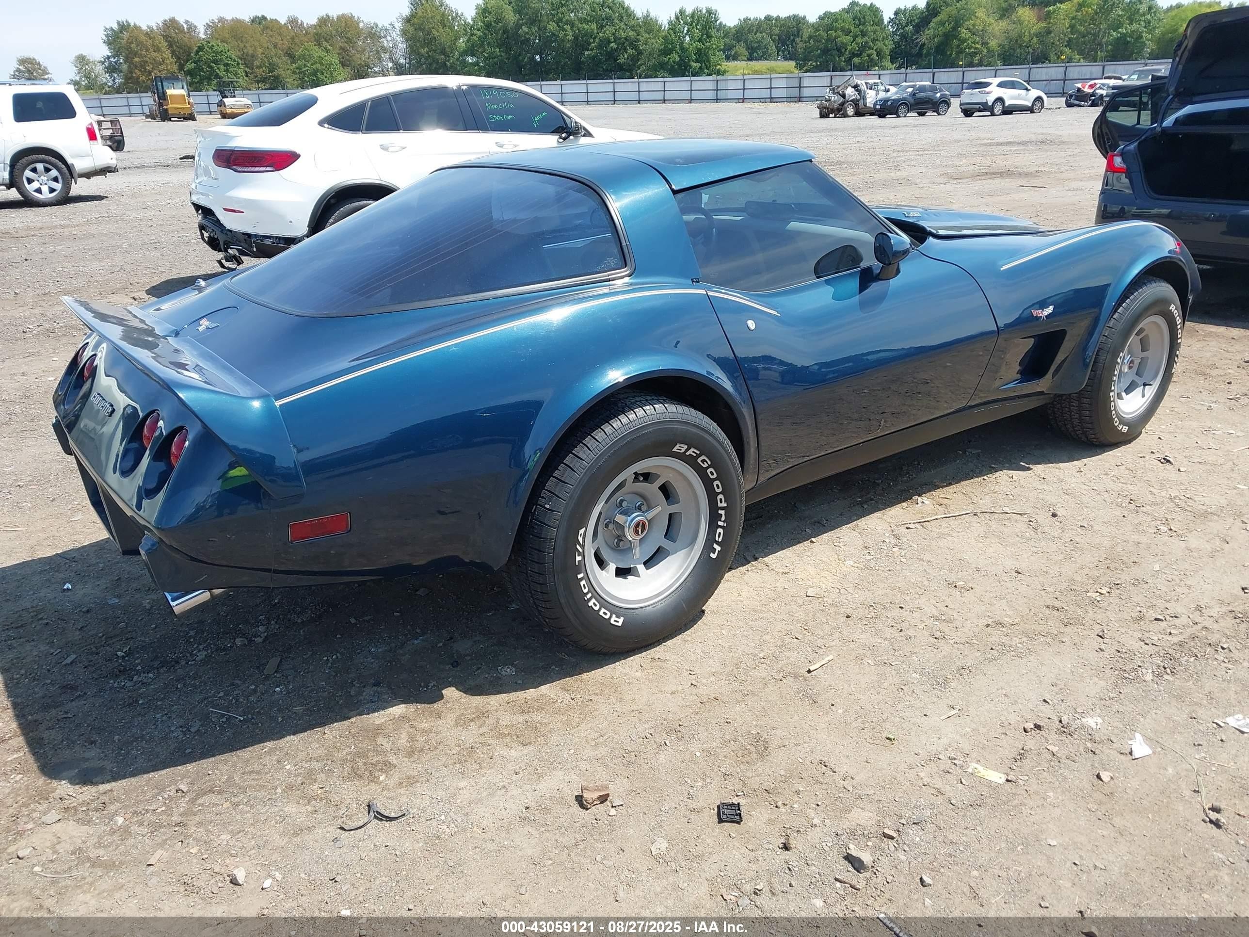 1979 Chevrolet Corvette Blue vin: 1Z8749S440002    