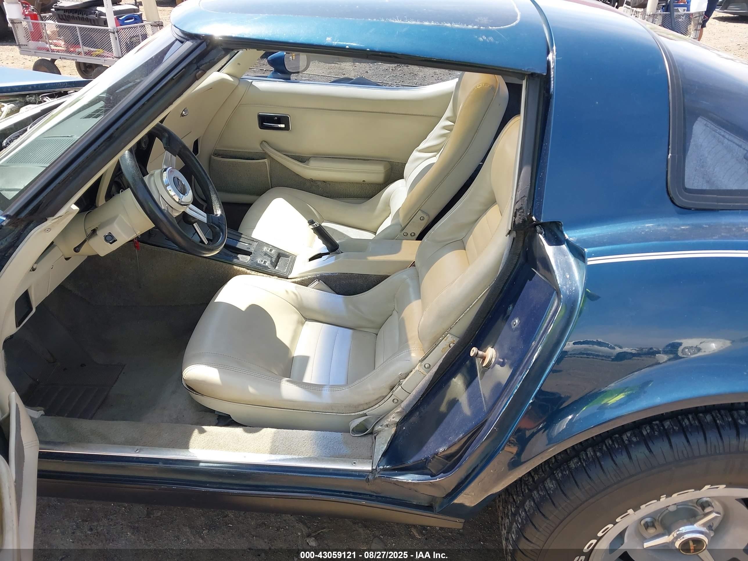 1979 Chevrolet Corvette Blue vin: 1Z8749S440002    