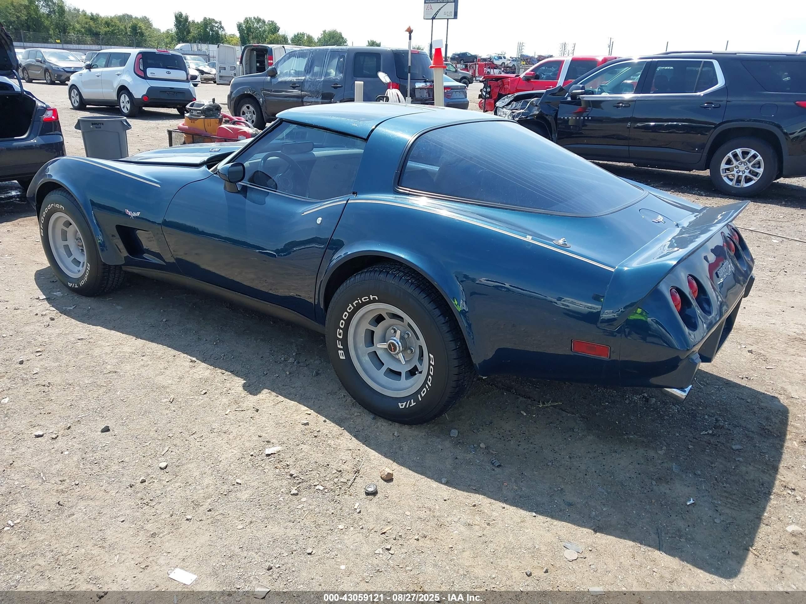 1979 Chevrolet Corvette Blue vin: 1Z8749S440002    