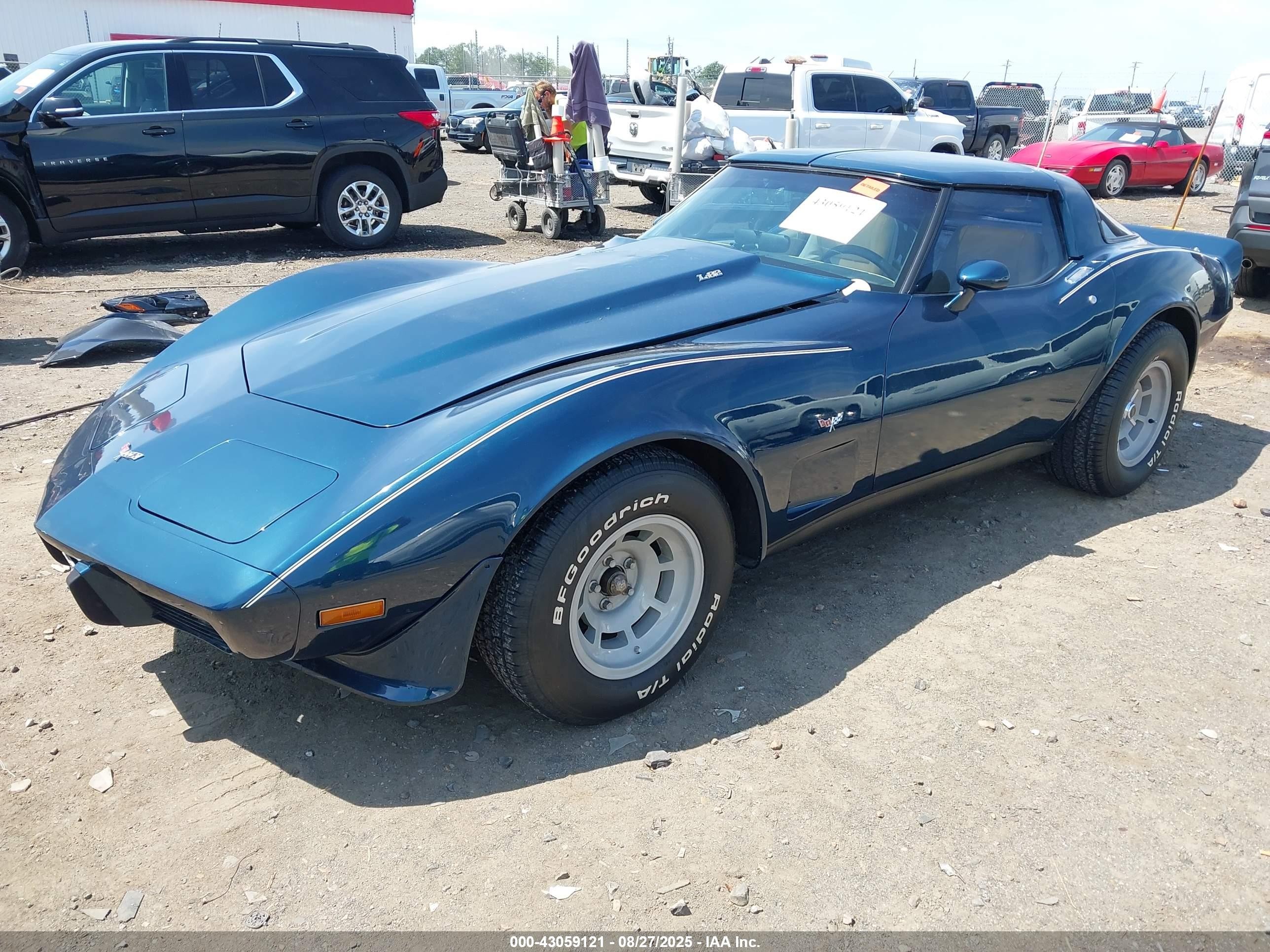 1979 Chevrolet Corvette Blue vin: 1Z8749S440002    