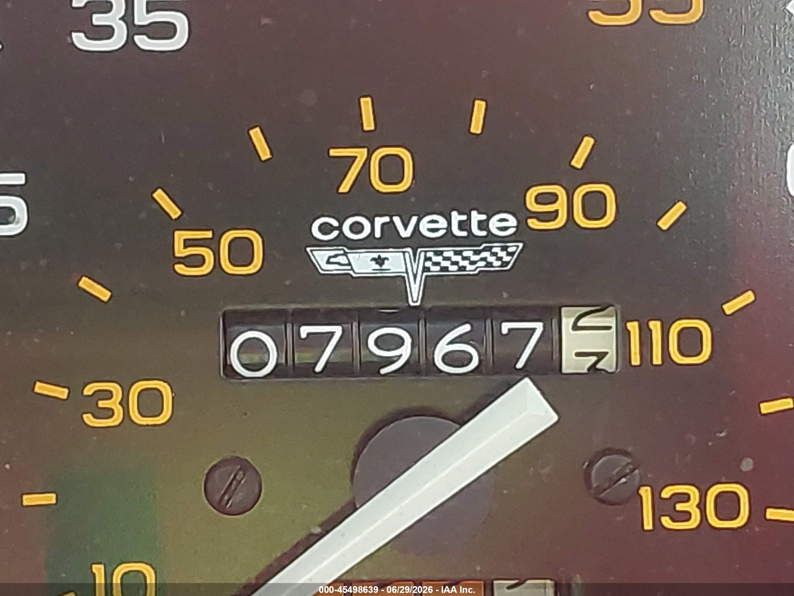 1980 Chev Corvette   Red vin: 1Z876AS418639    