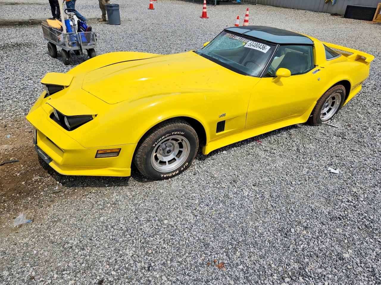 1980 Chevrolet Corvette Желтый vin: 1Z876AS422436