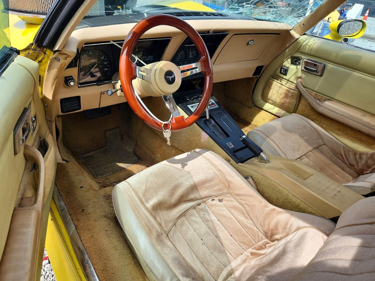 1980 Chevrolet Corvette Желтый vin: 1Z876AS422436
