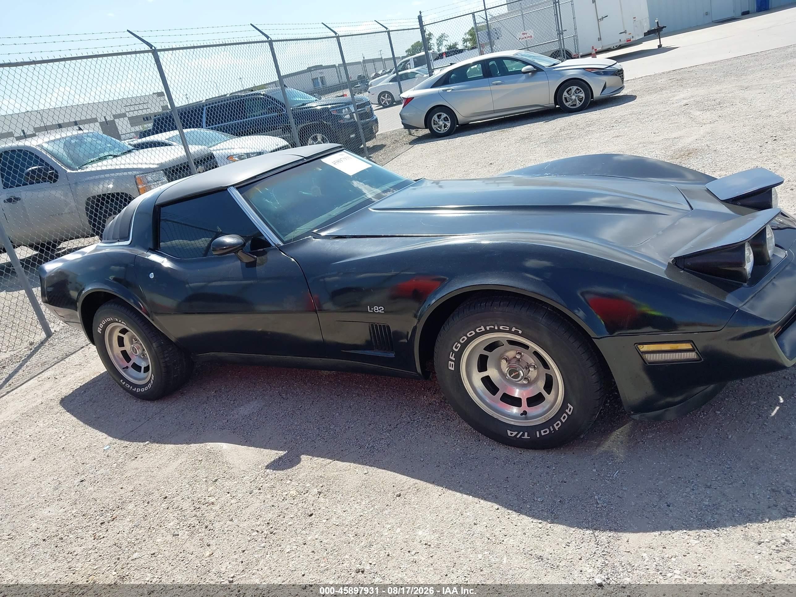 1980 Chevrolet Corvette   Black vin: 1Z876AS429925    