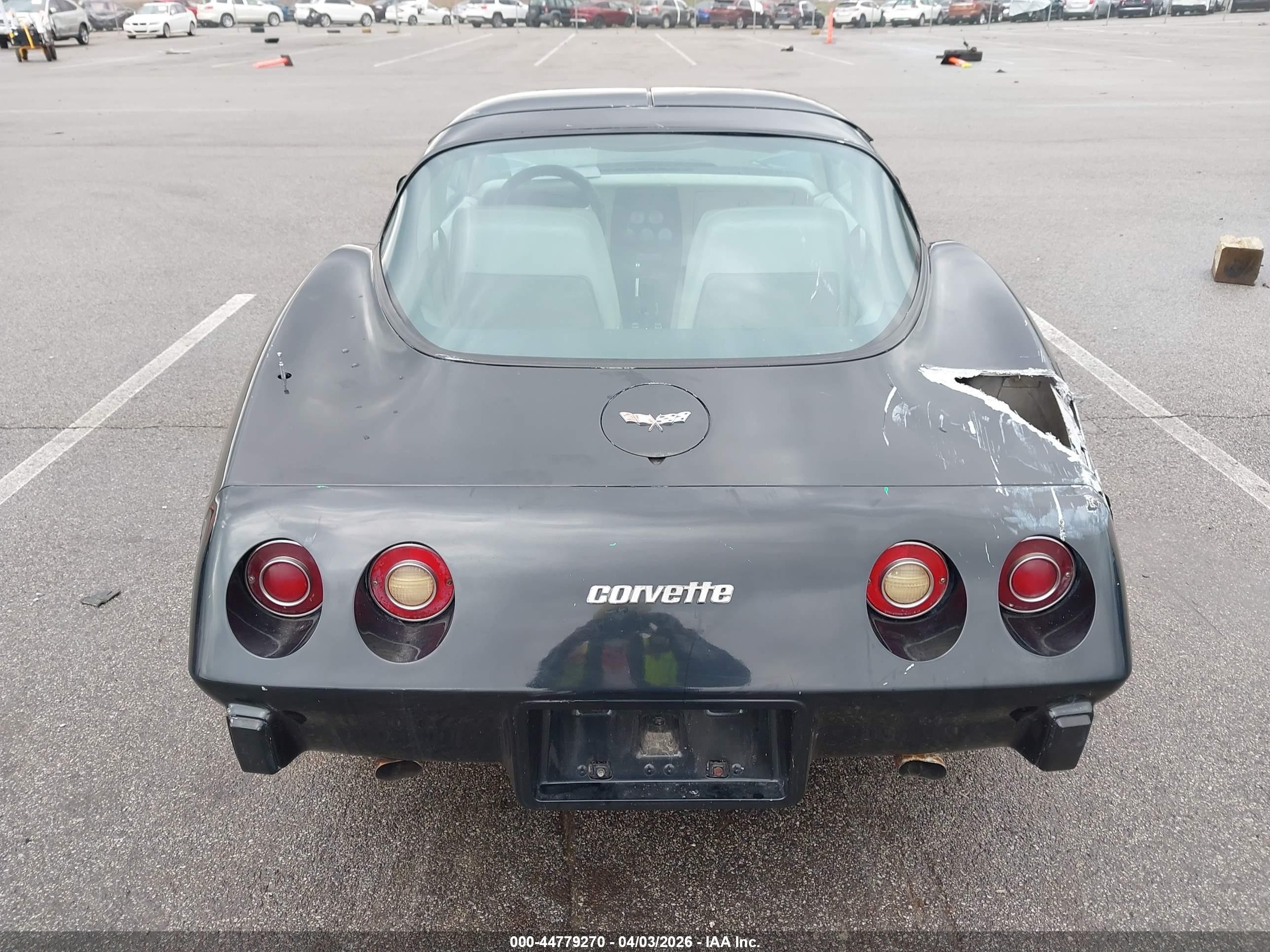 1979 Chevrolet Corvette   Черный vin: 1Z8789S403285    