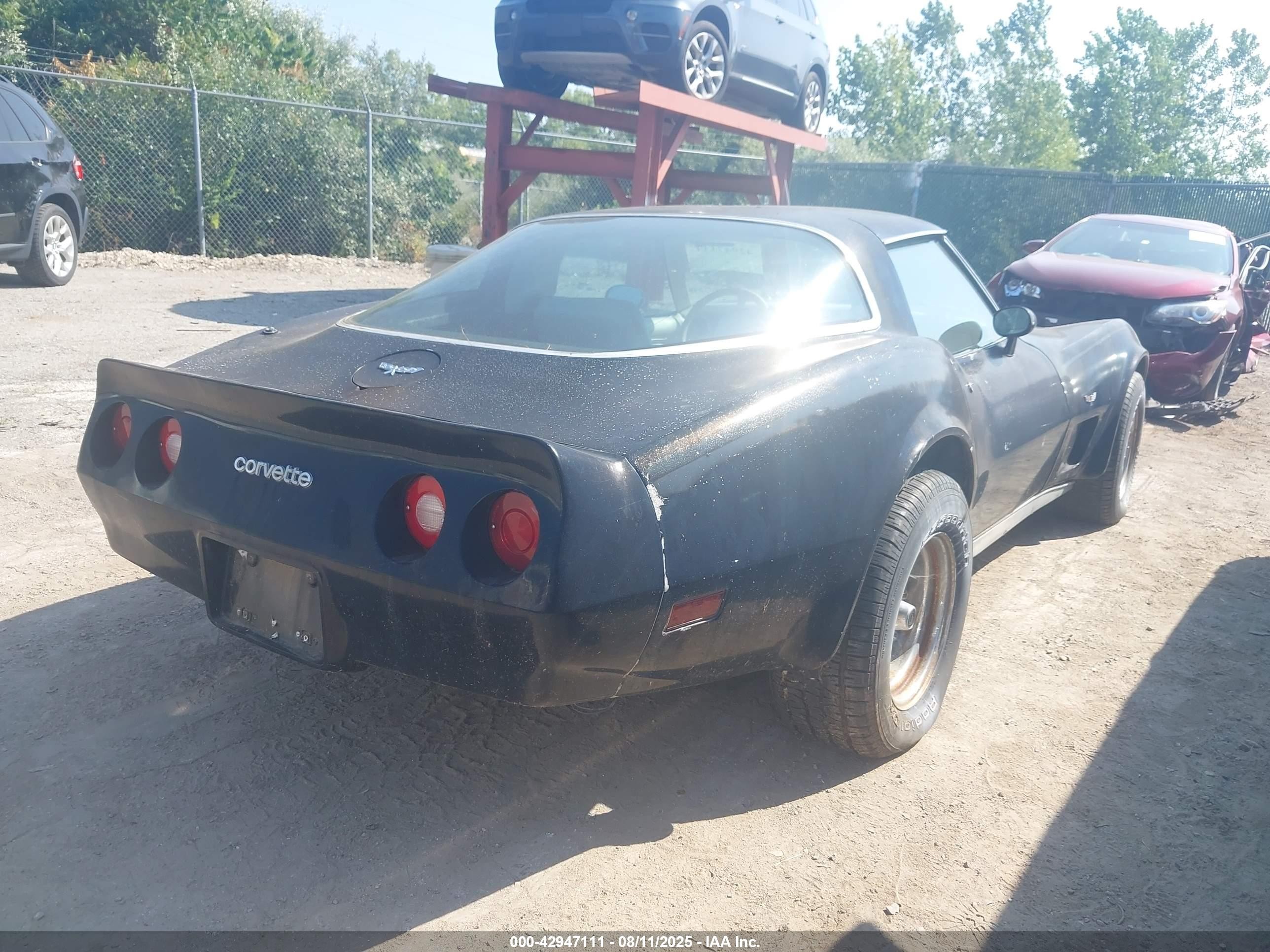 1979 Chevrolet Corvette   Черный vin: 1Z8789S417237    