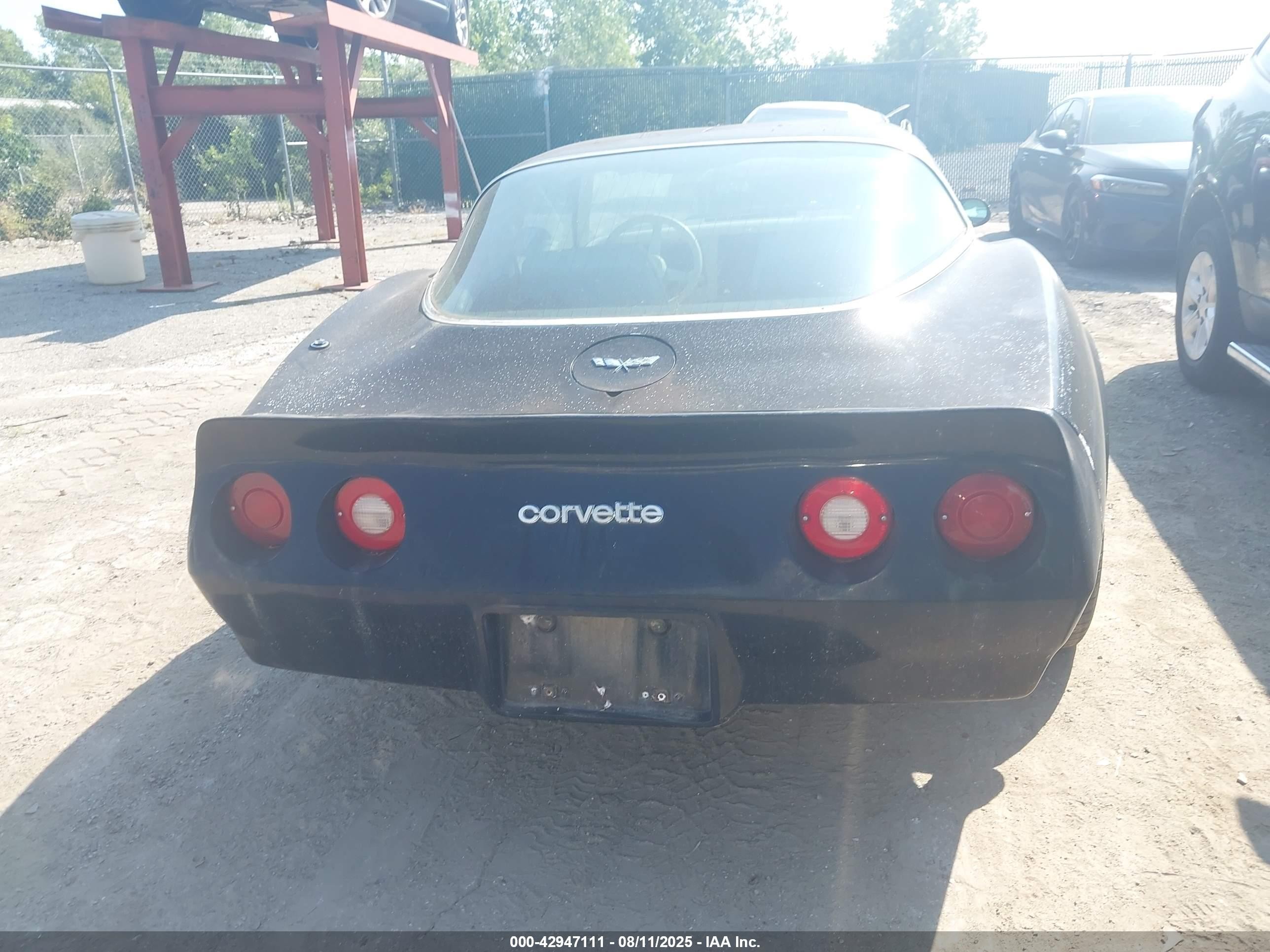 1979 Chevrolet Corvette   Черный vin: 1Z8789S417237    