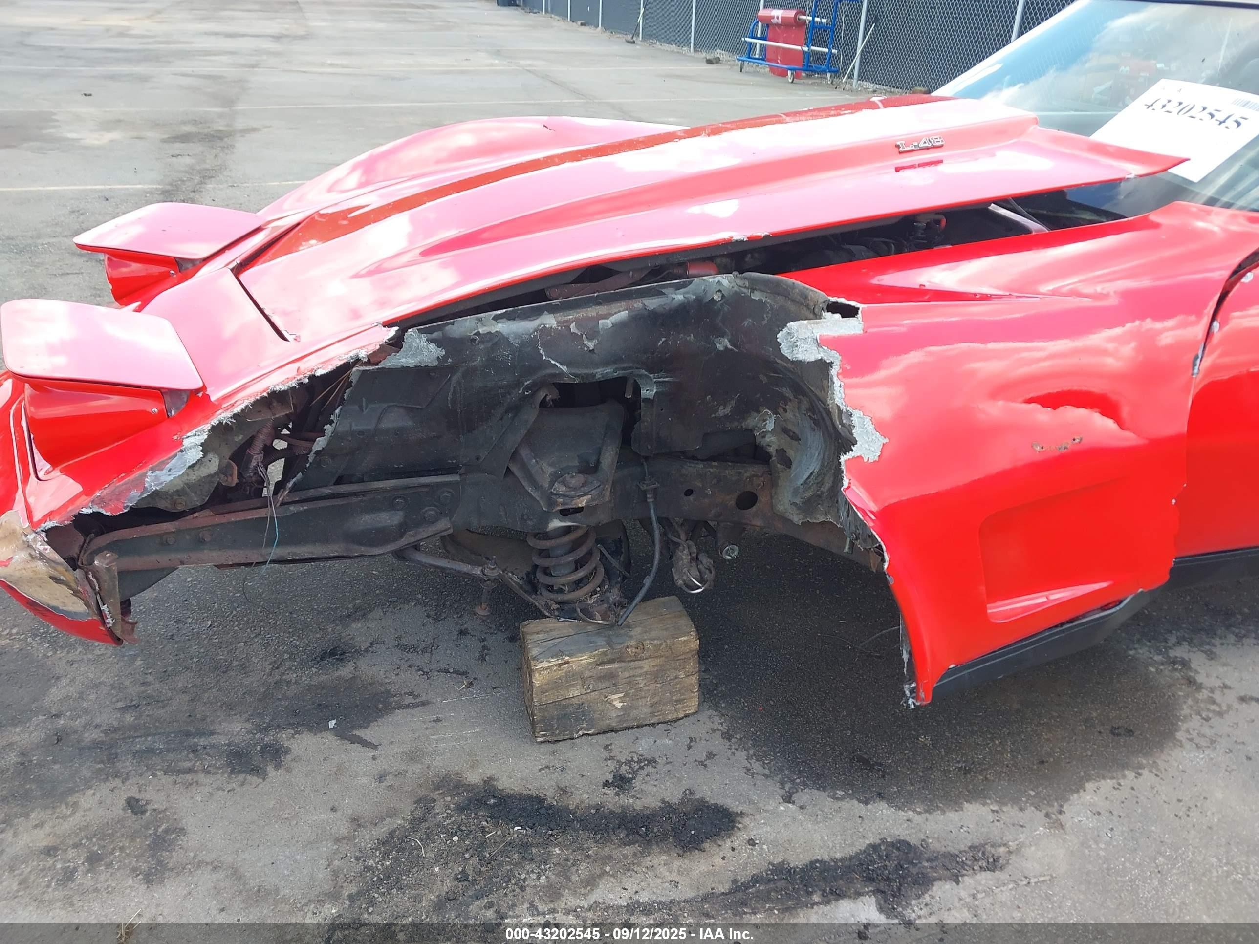 1979 Chev Corvette   Красный vin: 1Z8789S429521    