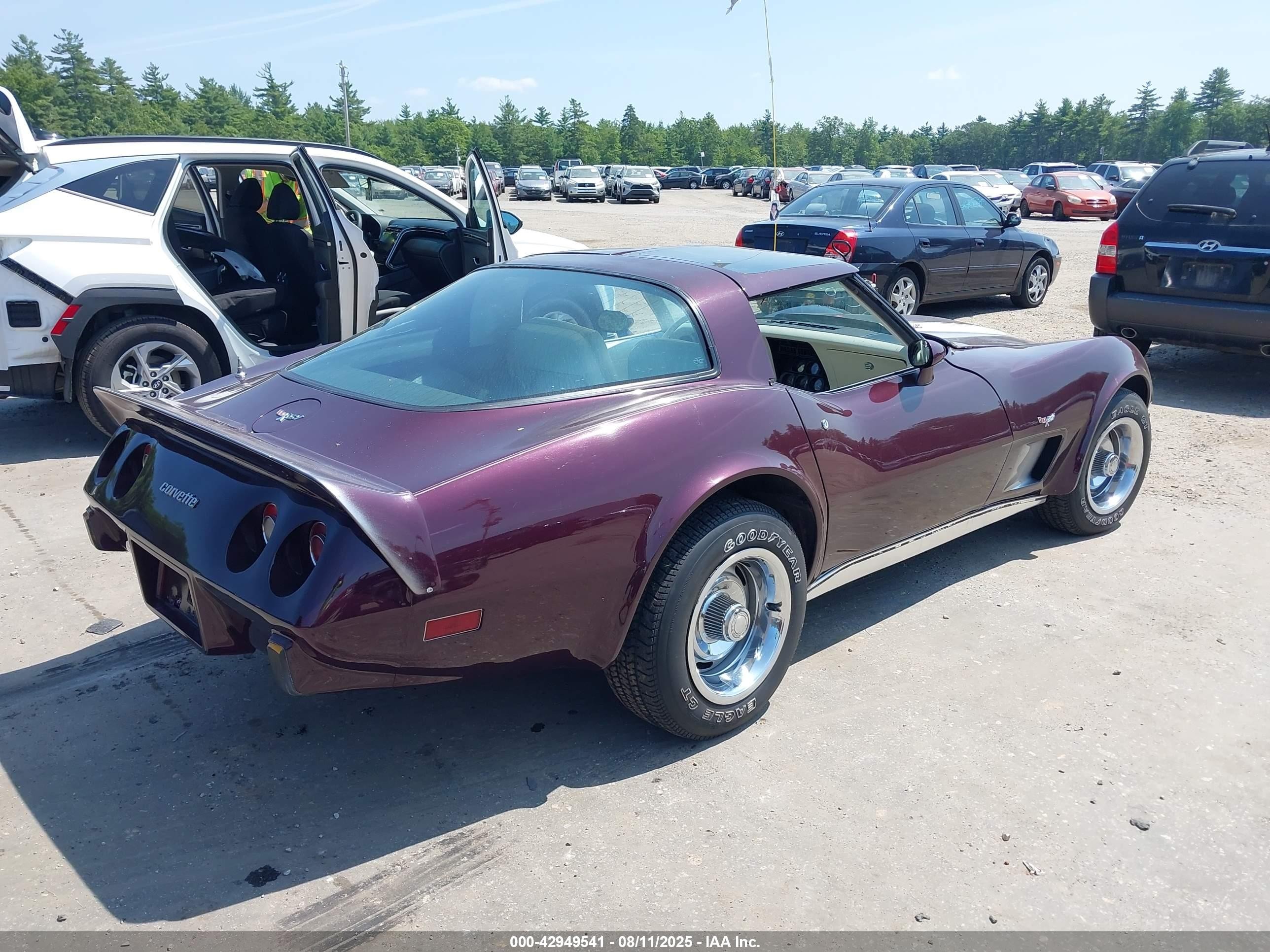 1979 Chevrolet Corvette   Фиолетовый vin: 1Z8789S434053    