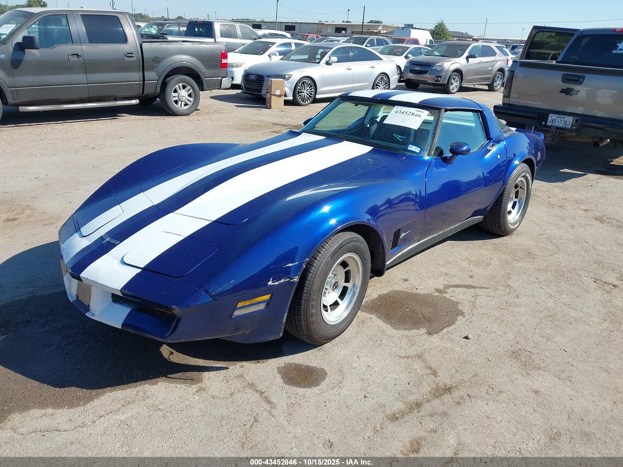 1980 Chevrolet Corvette   Dark Blue vin: 1Z878A5436734    
